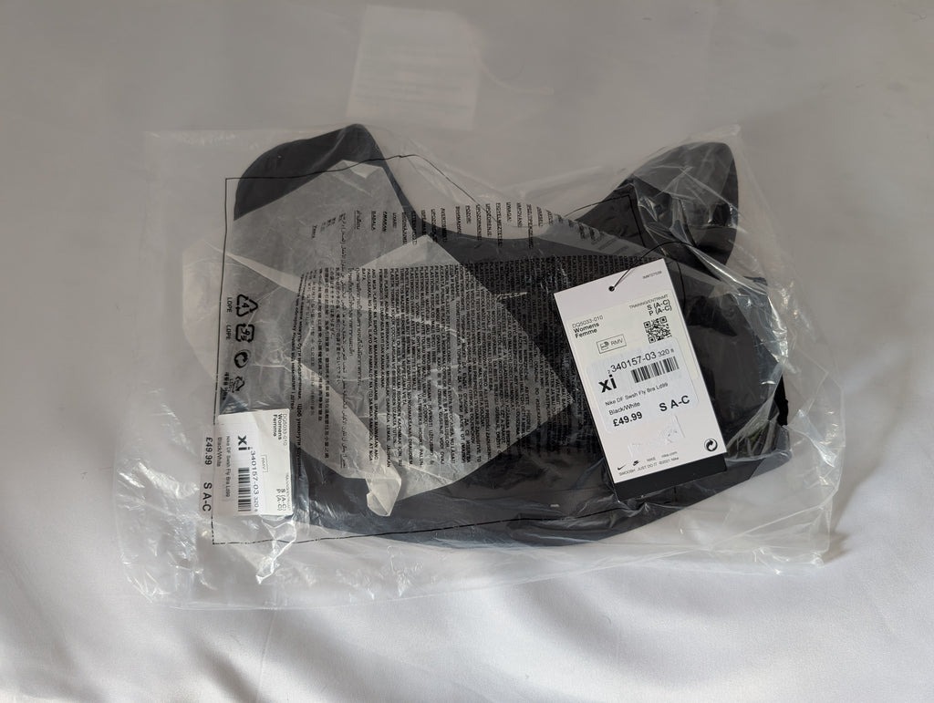Nike Sports Bra, Dri-Fit Swoosh Fly, Size S (A-C)