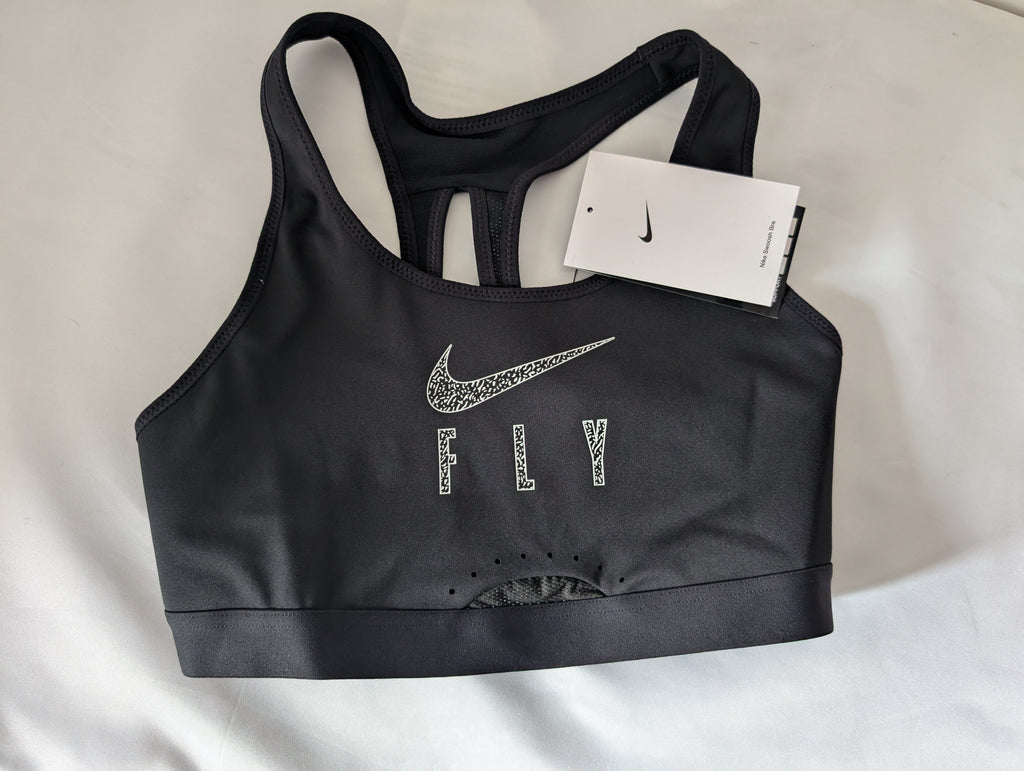 Nike Sports Bra, Dri-Fit Swoosh Fly, Size S (A-C)