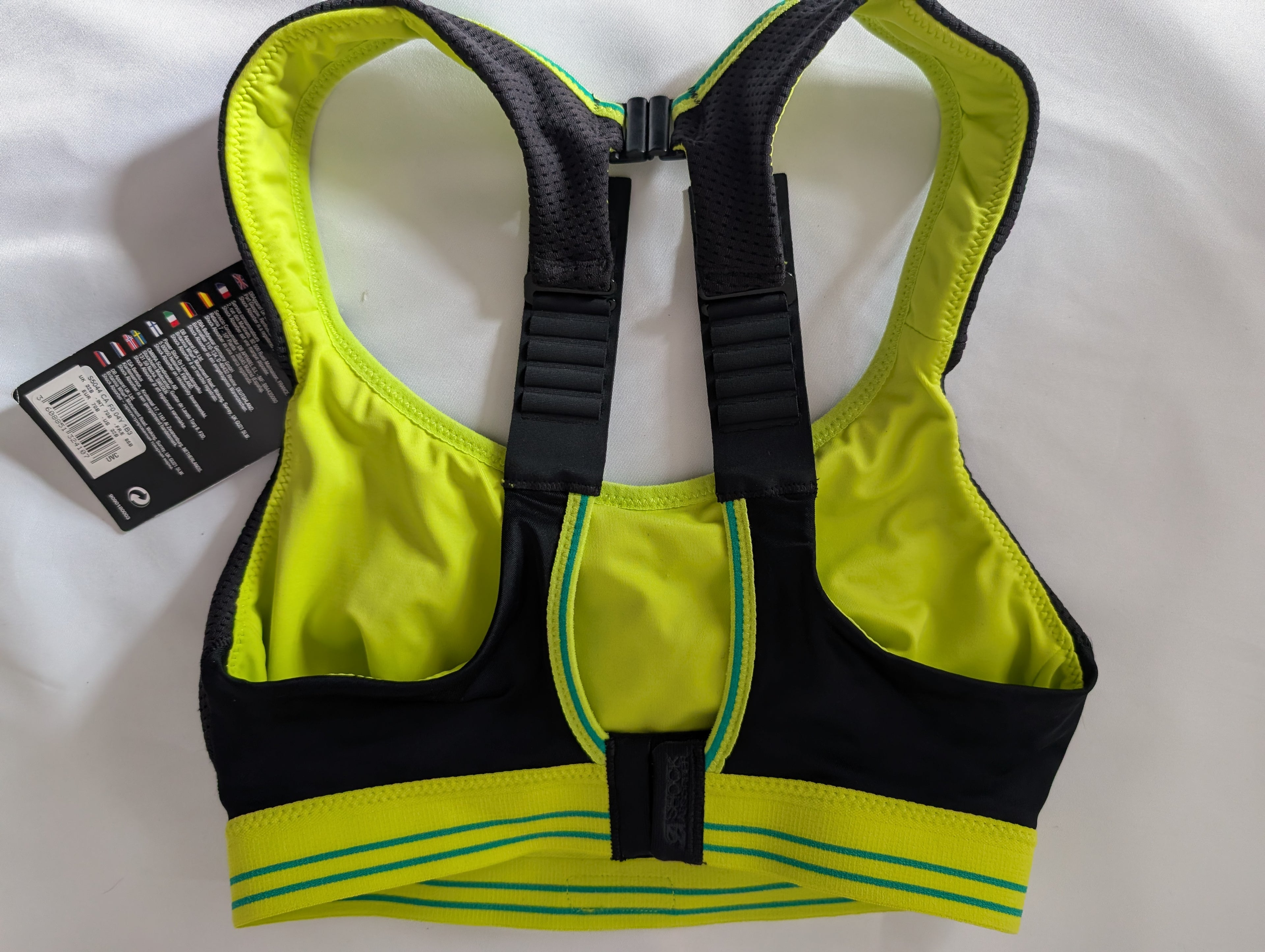 Brand New with Tags, Shock absorber sports bra, size 32 B.