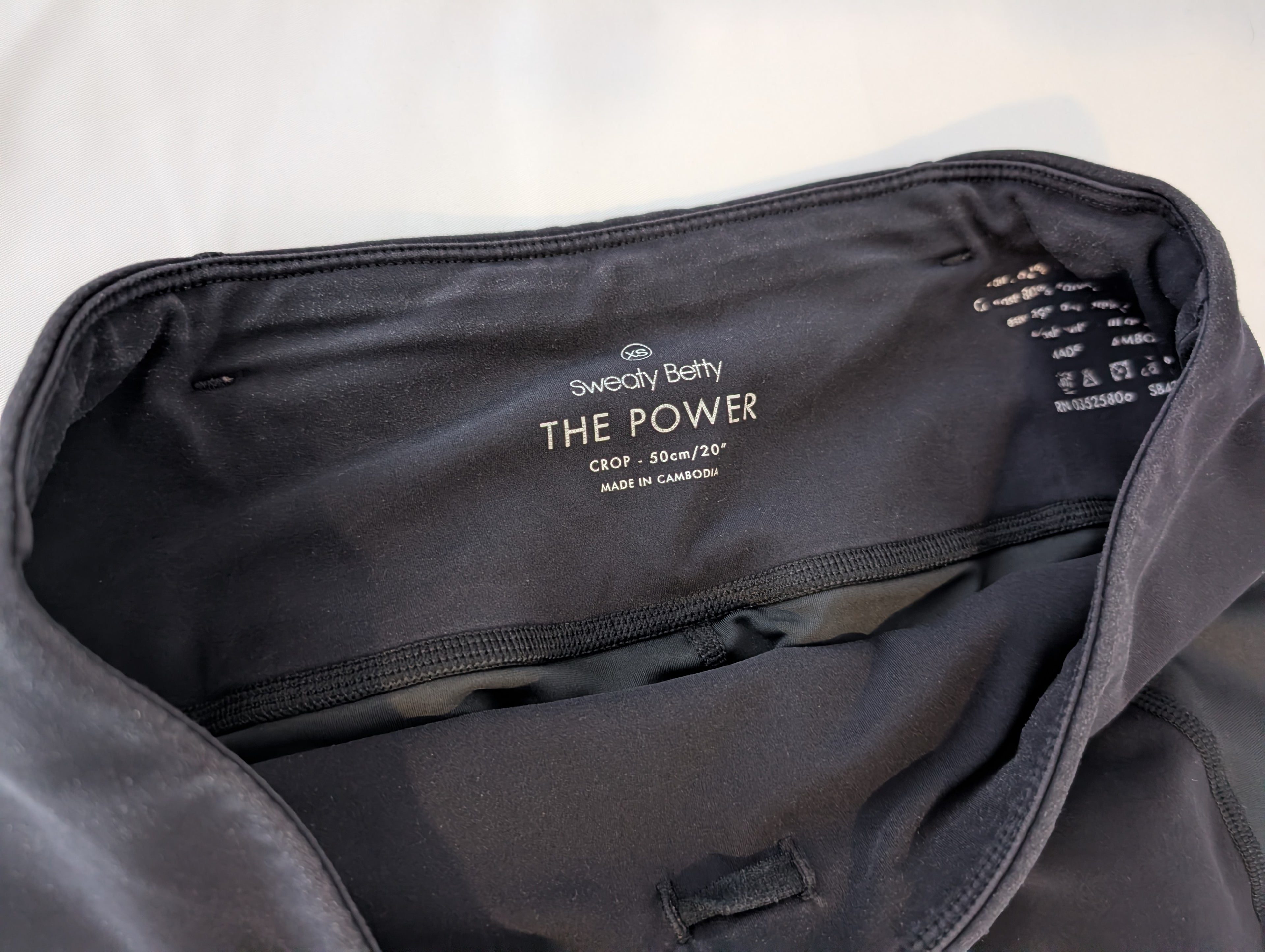 Sweaty Betty, The Power, women's cropped leggings, size xs (CL0004)