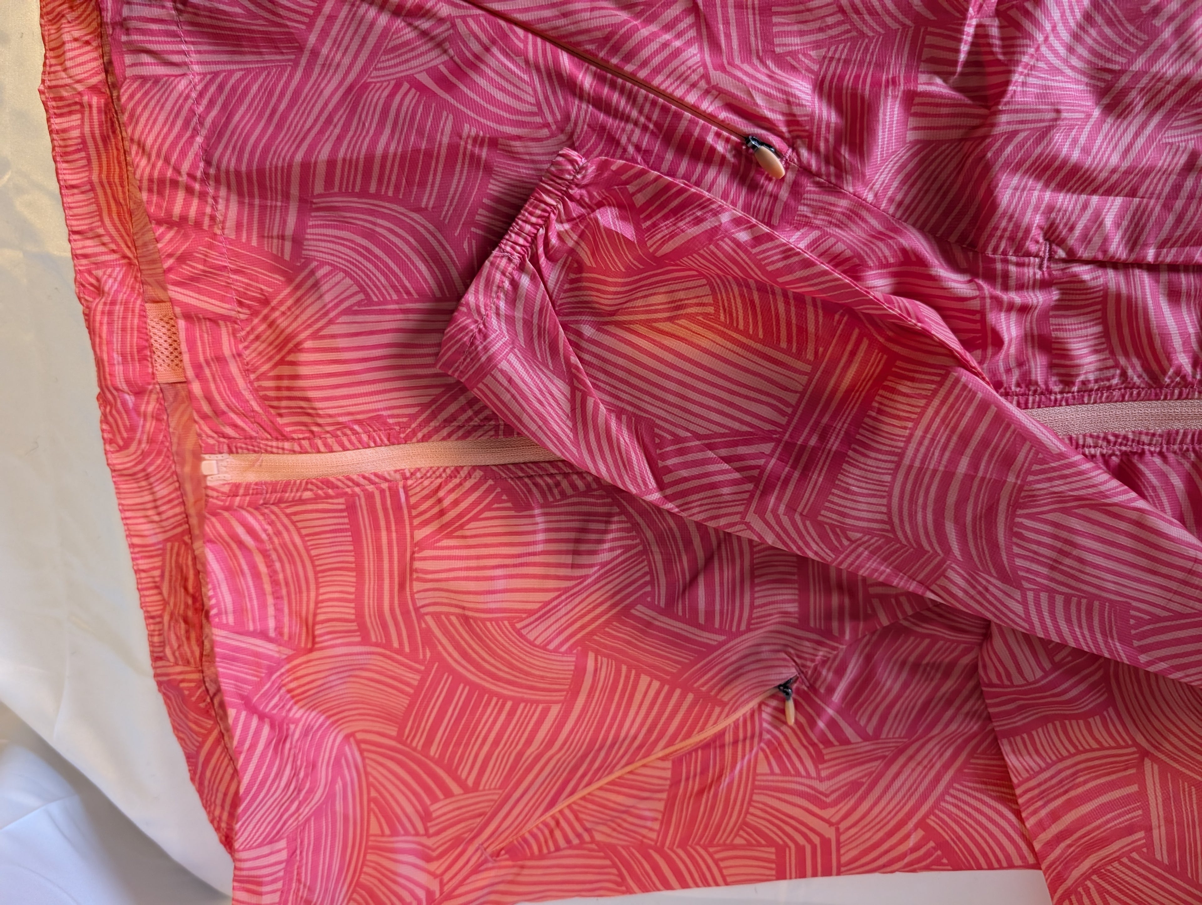 Asics, FuzeX womens running jacket, Peach, Size S (Ref. CJ0016)