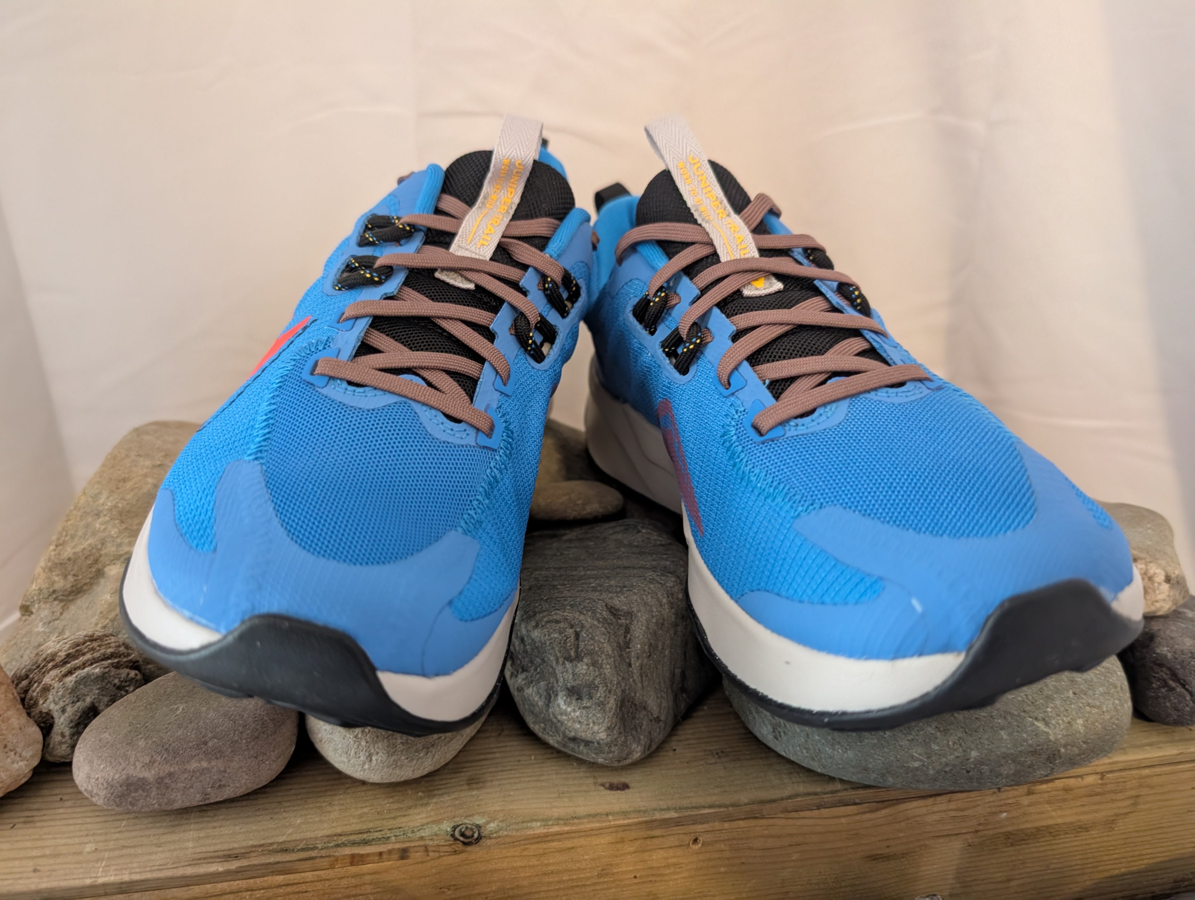 Nike, Juniper Trail 2 NN, Men’s running shoes, Blue/Red (UK size 7.5) (Ref. F0086)