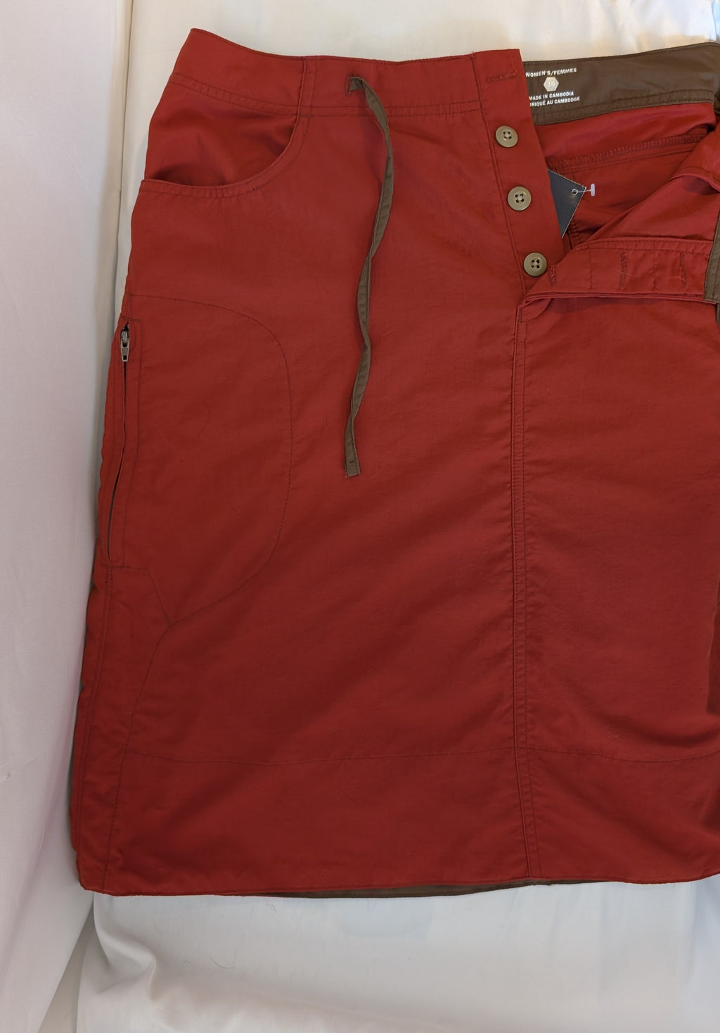 Mountain Hardwear ‘Arroyo’ Skirt, Women’s, Brick red, Label Size 10 (BNWT) Ref. CS0012
