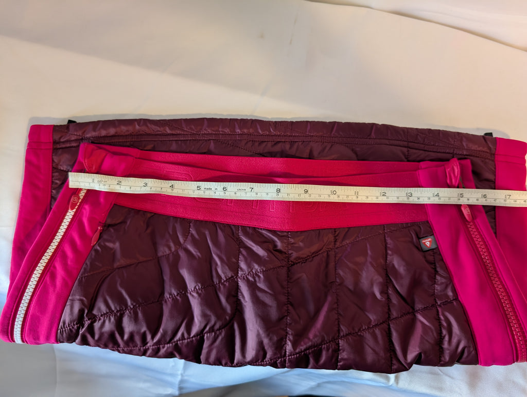 La Sportiva, Warm-up Primaloft insulated winter over-skirt, Women’s, Burgundy/Pink, Size 12 (ref. CS0014)