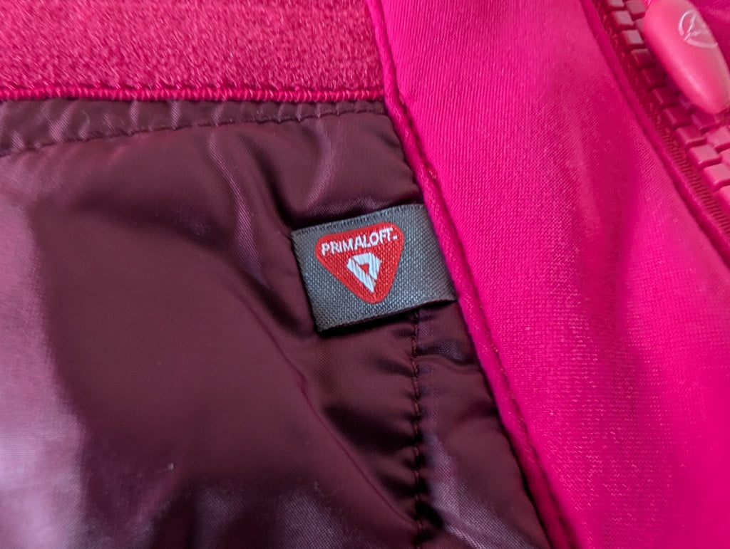 La Sportiva, Warm-up Primaloft insulated winter over-skirt, Women’s, Burgundy/Pink, Size 12 (ref. CS0014)