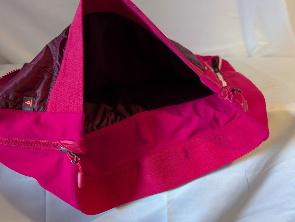 La Sportiva, Warm-up Primaloft insulated winter over-skirt, Women’s, Burgundy/Pink, Size 12 (ref. CS0014)