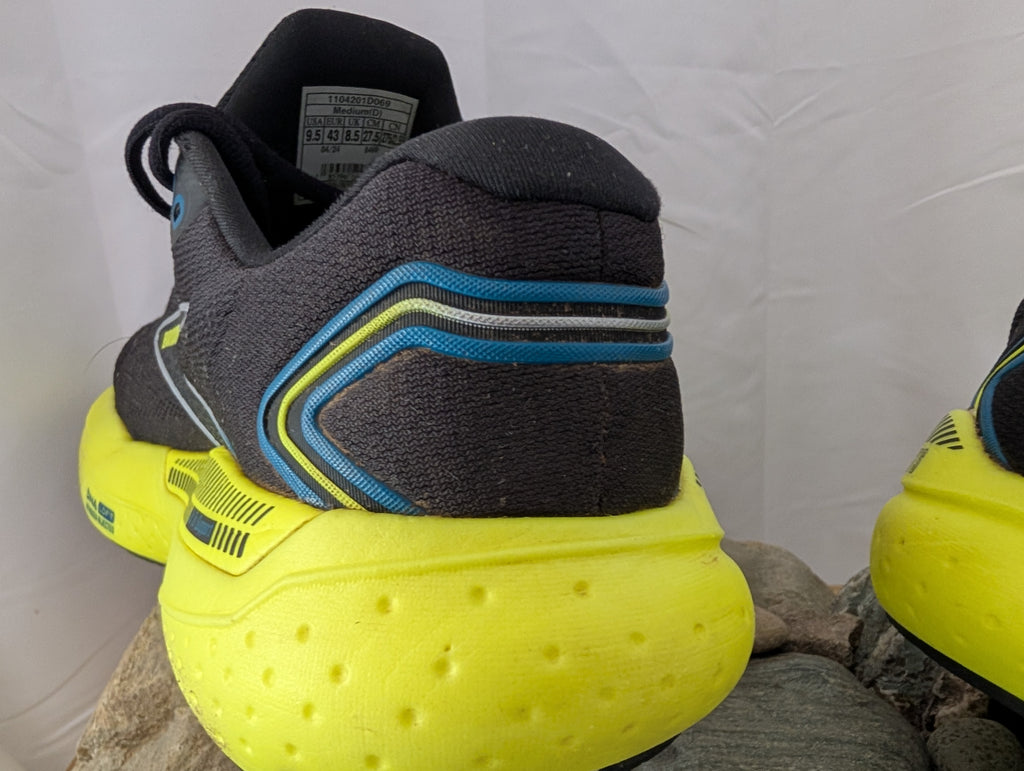 Brooks, Glycerin GTS 21, Road running shoes, Black/Yellow ( 8.5 D ) (F0089)