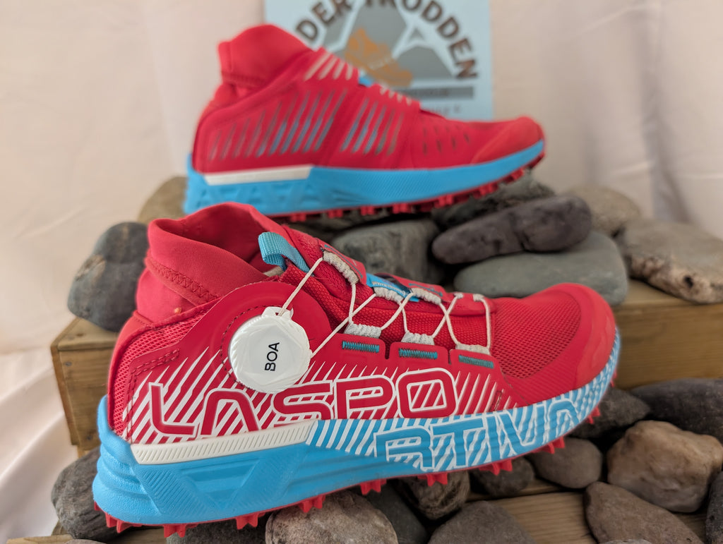 La Sportiva, Cyclon, Trail running shoes, Red, Blue, Size 5 (38) F0095