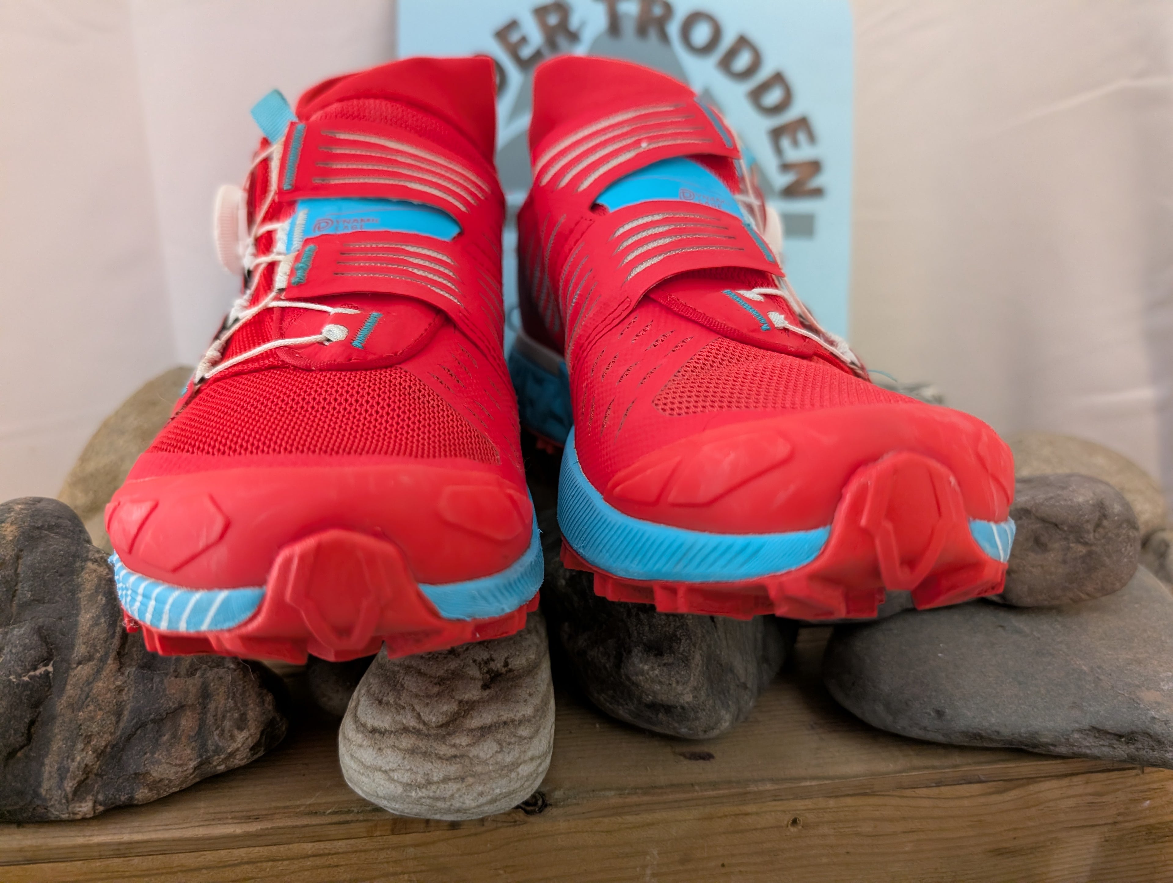 La Sportiva, Cyclon, Trail running shoes, Red, Blue, Size 5 (38) F0095