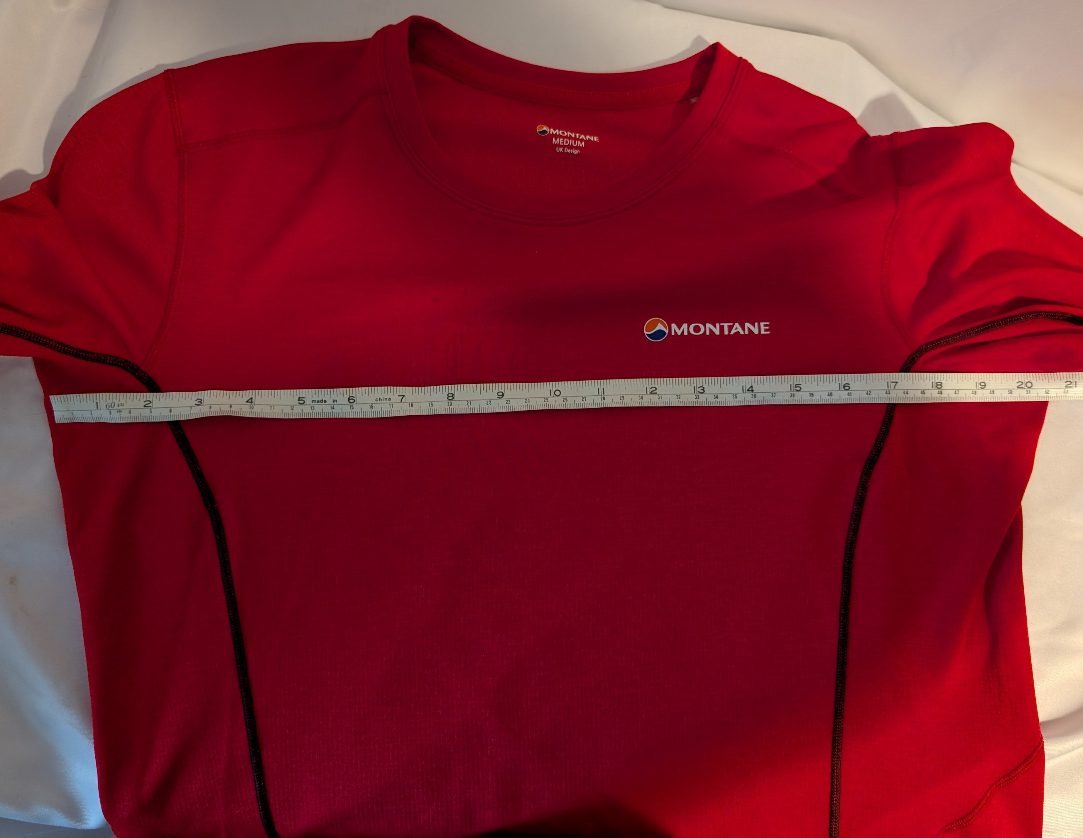 Montane, Dart, Men’s long-sleeved top, Red, size M, CT0008