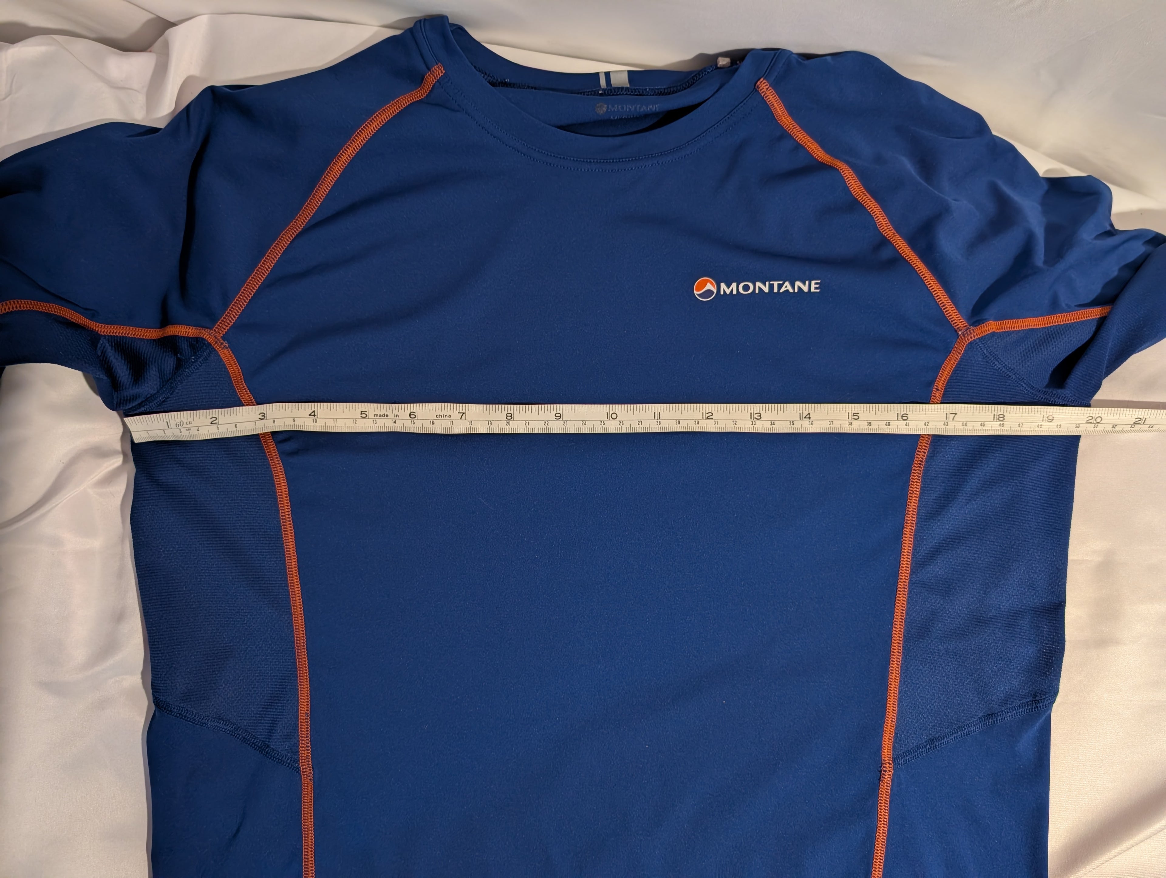 Montane, Dart, Men’s long-sleeved top, Blue, size M, CT0009.