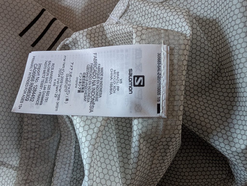 Salomon, Lightning race WP,  trail running jacket, women's, size XS, CJ0034