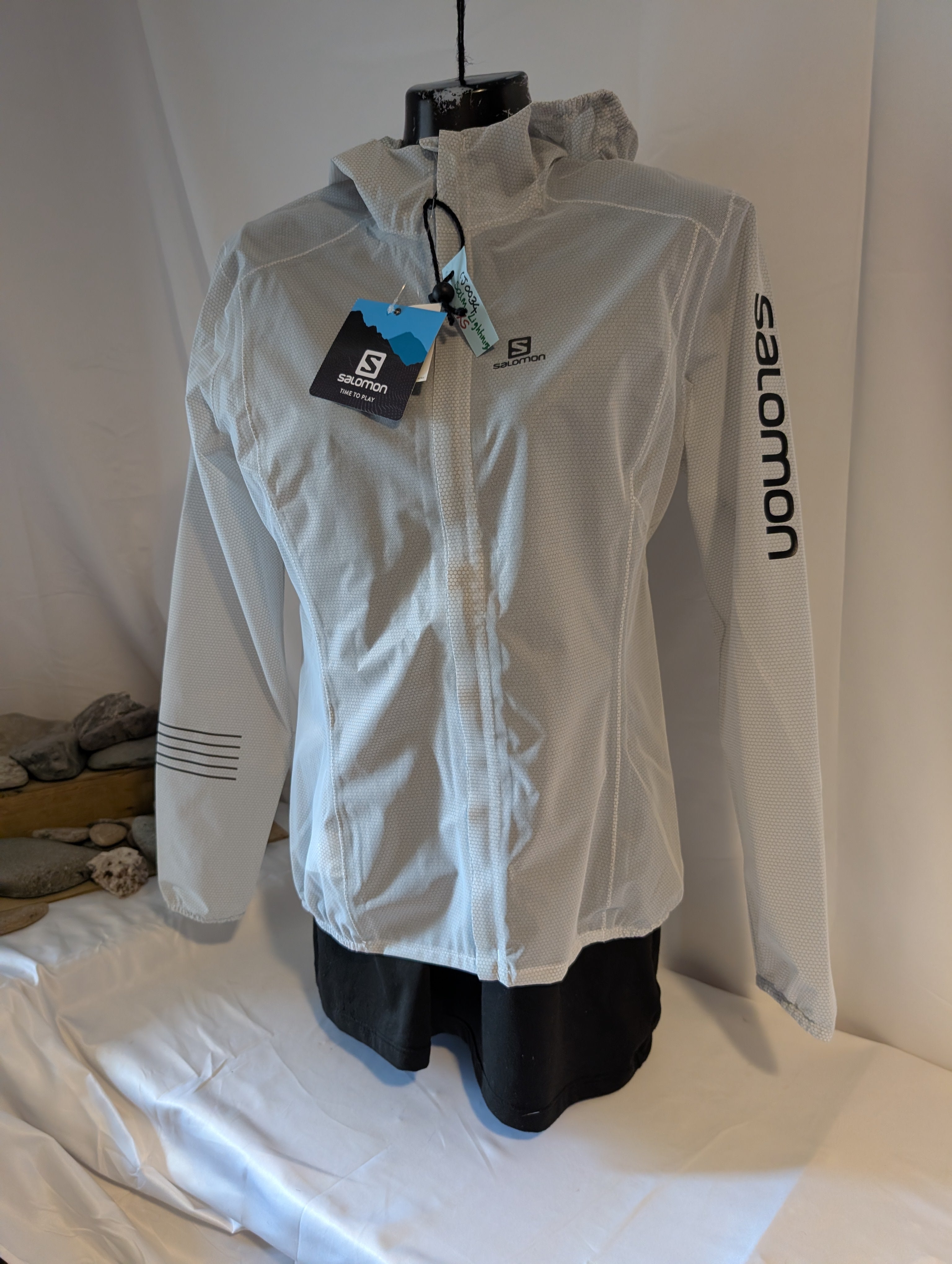 Salomon, Lightning race WP,  trail running jacket, women's, size XS, CJ0034