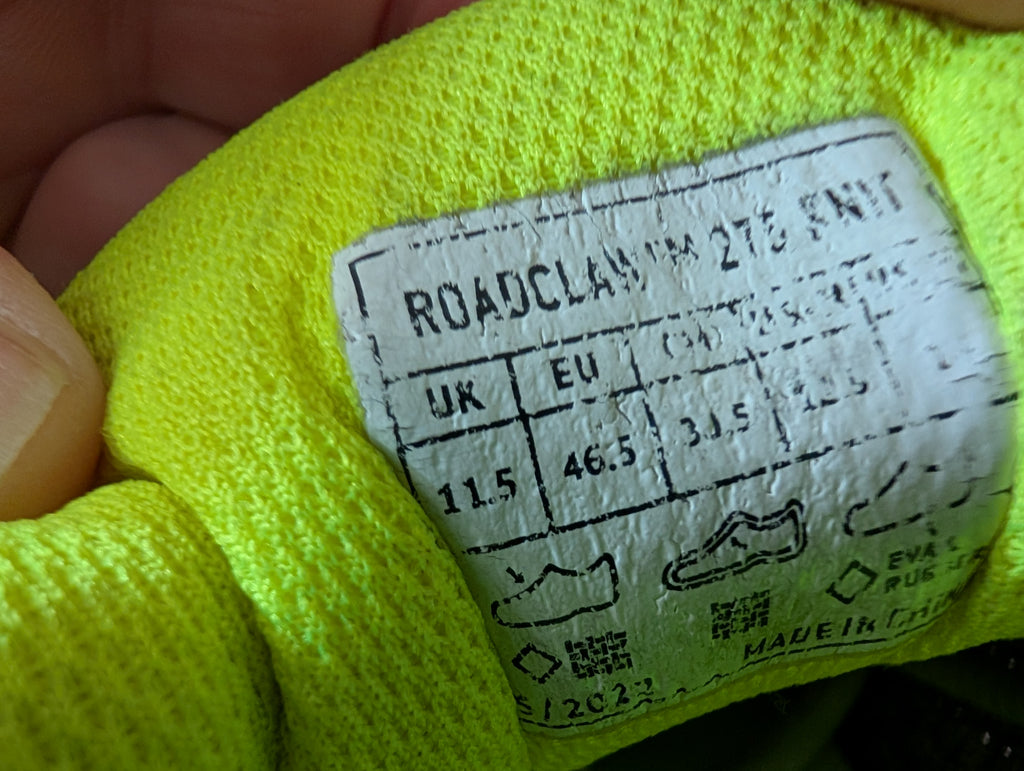 Title &nbsp; &nbsp;Inov-8 RoadClaw 275, Men's road running shoes, size 11.5 (F0105)