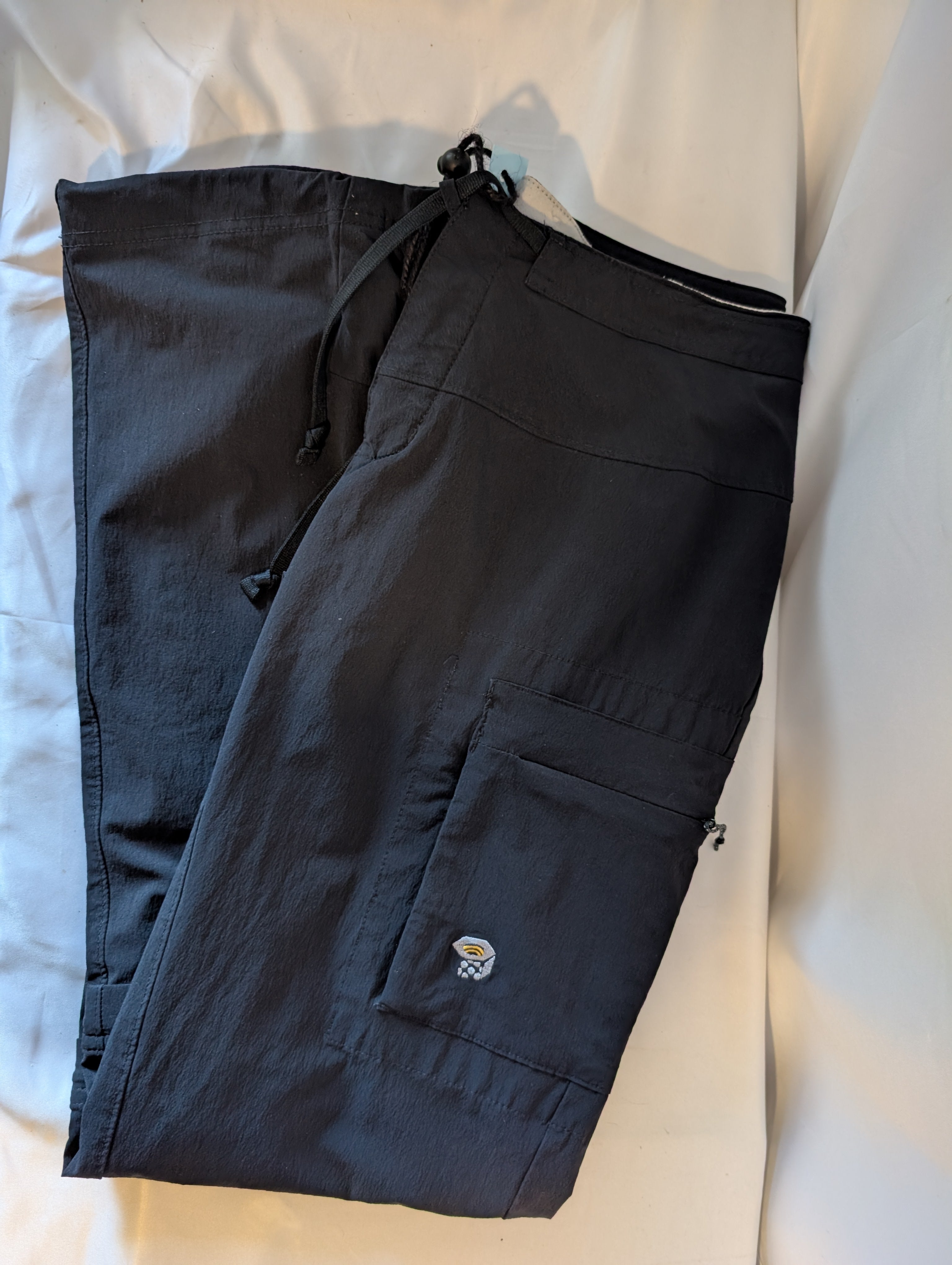 Mountain Hardwear, Zip-off Black Hiking pants, Women's Size US 4R (UK size 8-10) #CP0017
