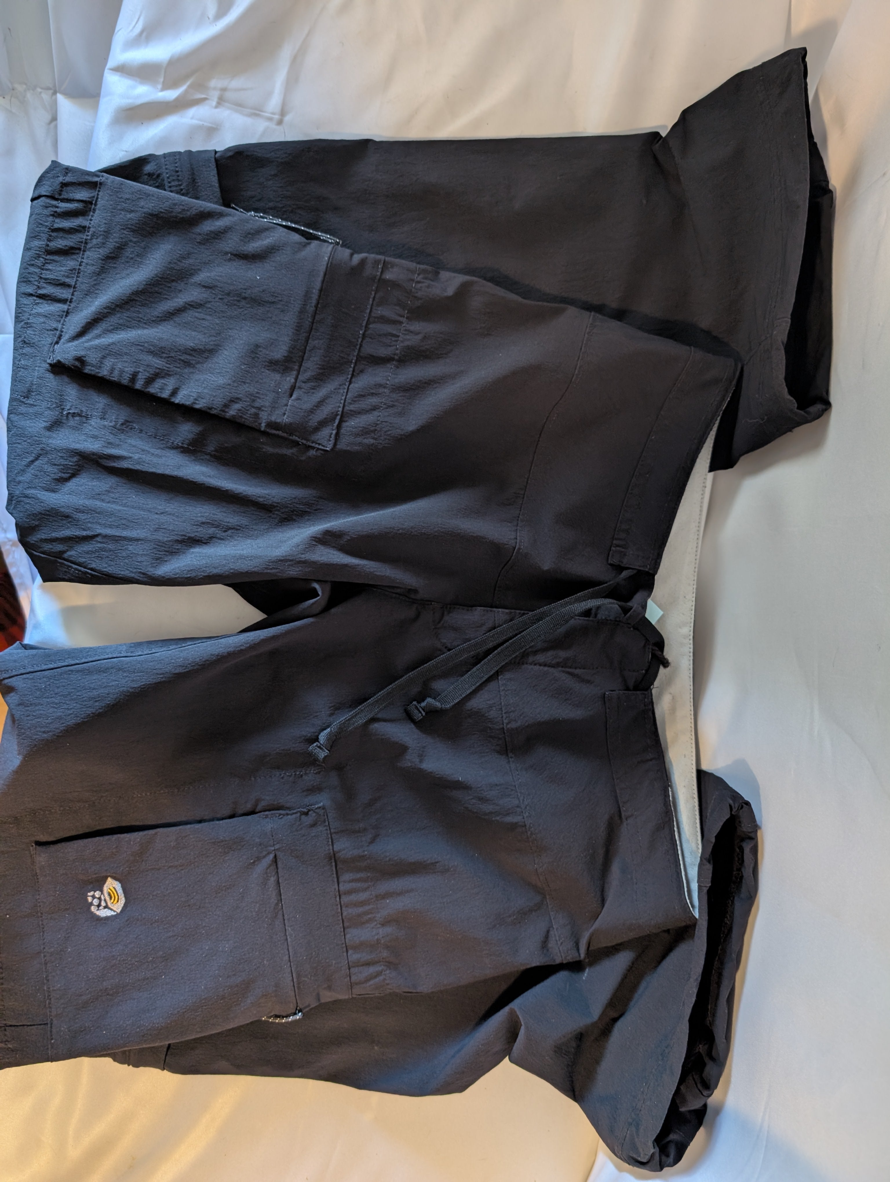 Mountain Hardwear, Zip-off Black Hiking pants, Women's Size US 4R (UK size 8-10) #CP0017