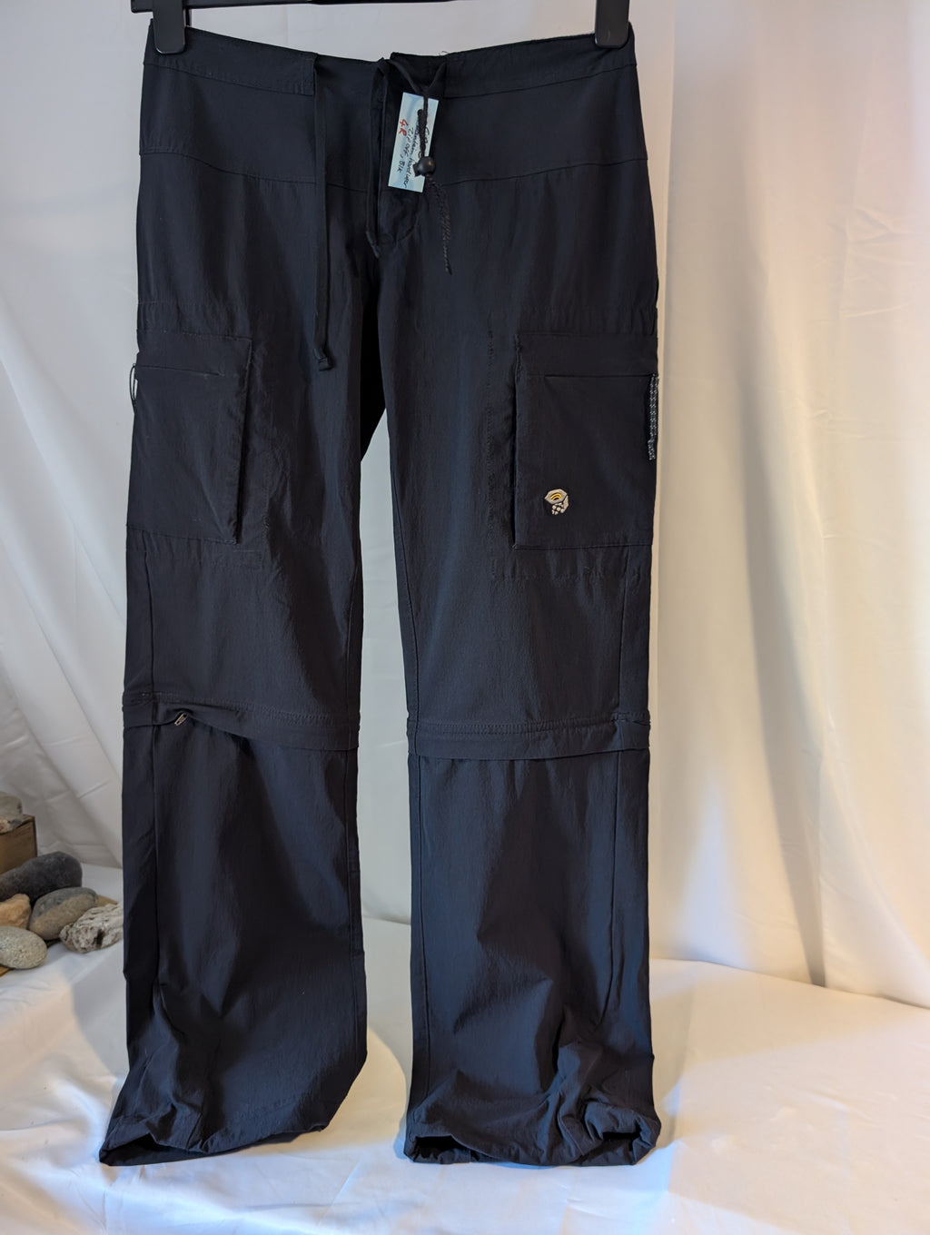 Mountain Hardwear, Zip-off Black Hiking pants, Women's Size US 4R (UK size 8-10) #CP0017