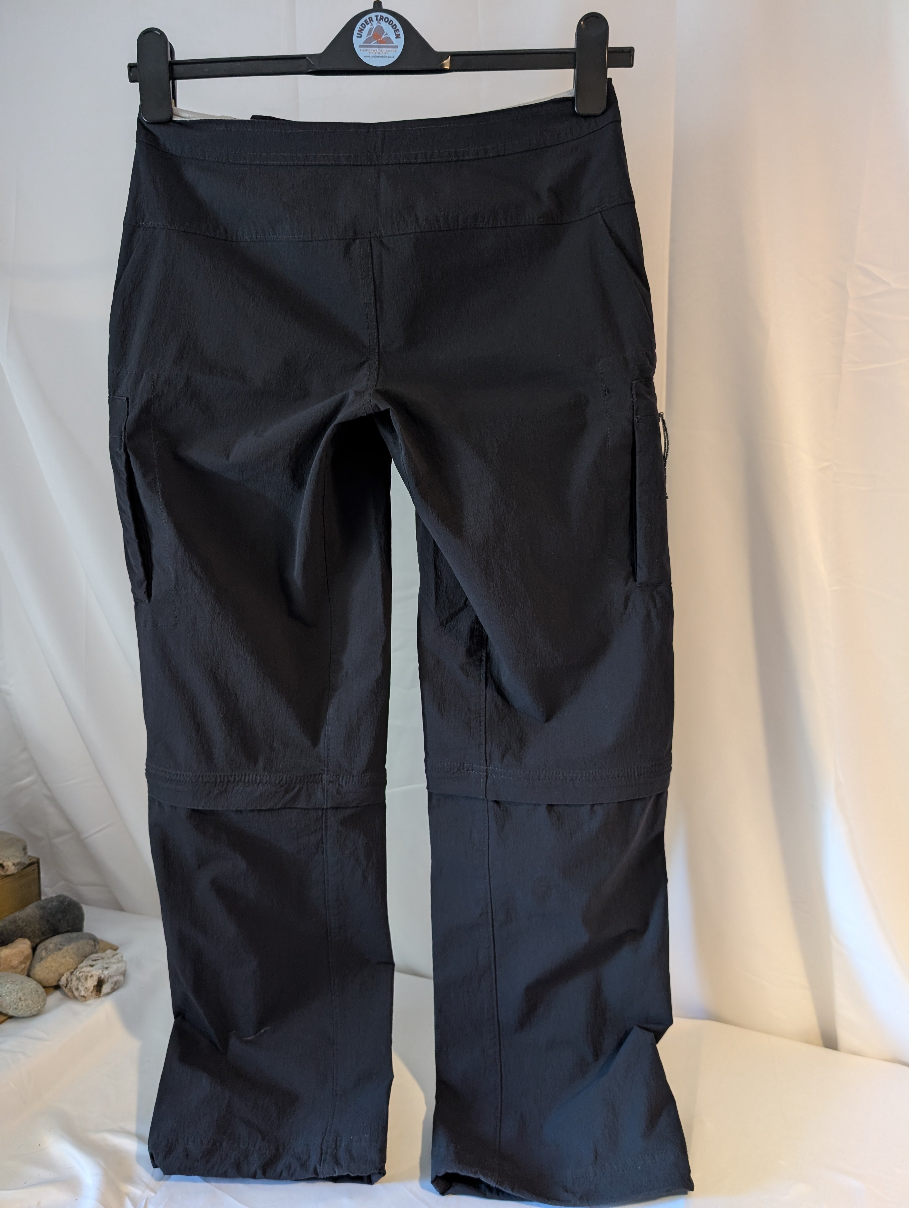 Mountain Hardwear, Zip-off Black Hiking pants, Women's Size US 4R (UK size 8-10) #CP0017