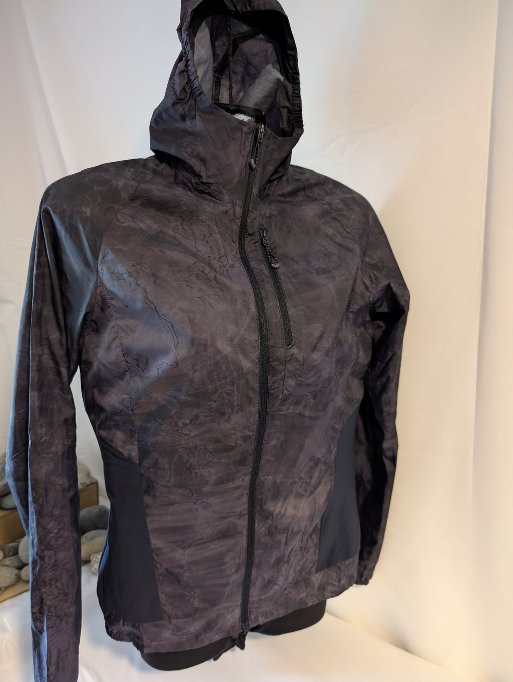 Salomon, Bonatti Cross FZ Hoodie, women' running jacket, size XS, (CJ0040)