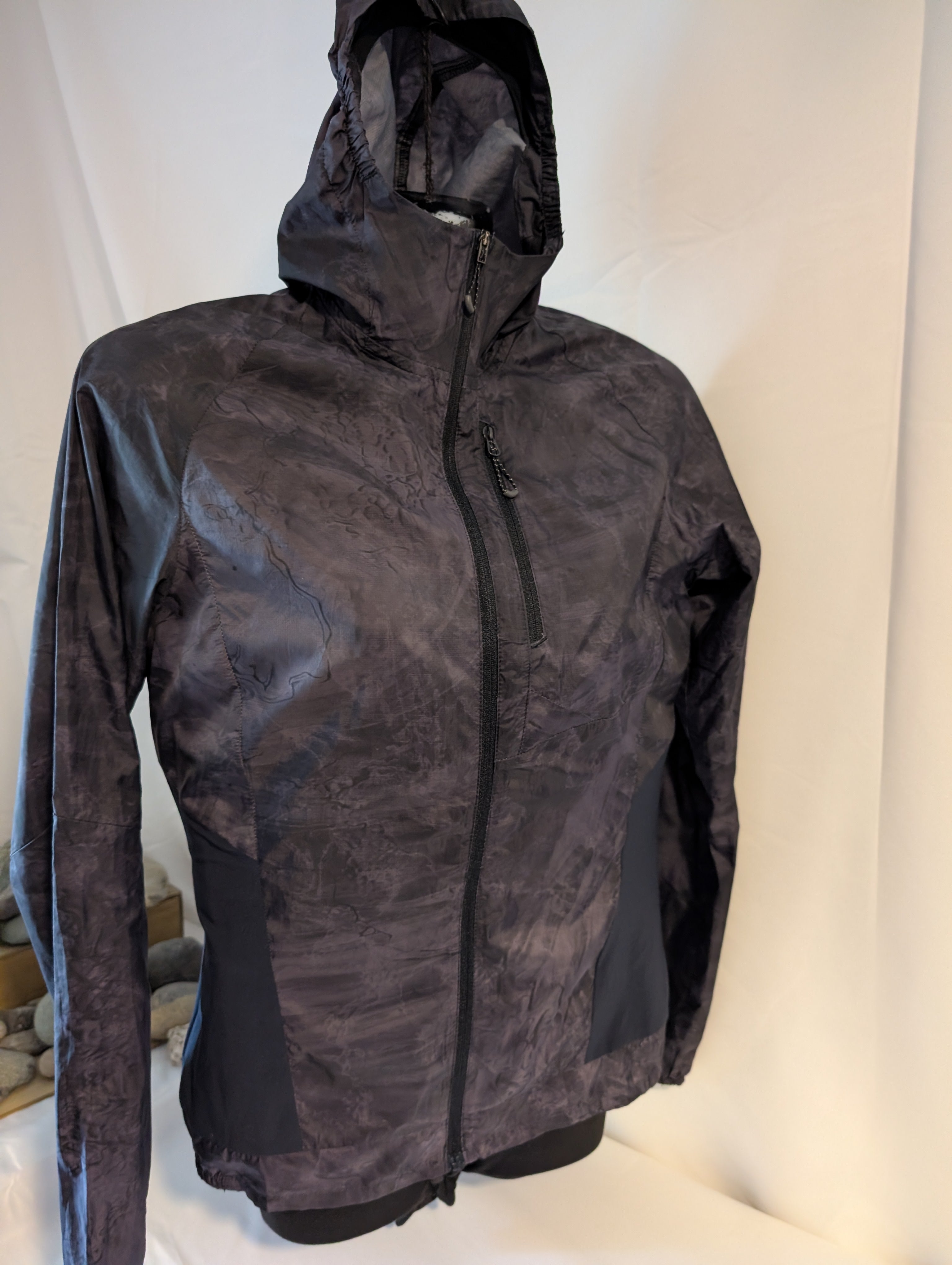 Salomon, Bonatti Cross FZ Hoodie, women' running jacket, size XS, (CJ0040)