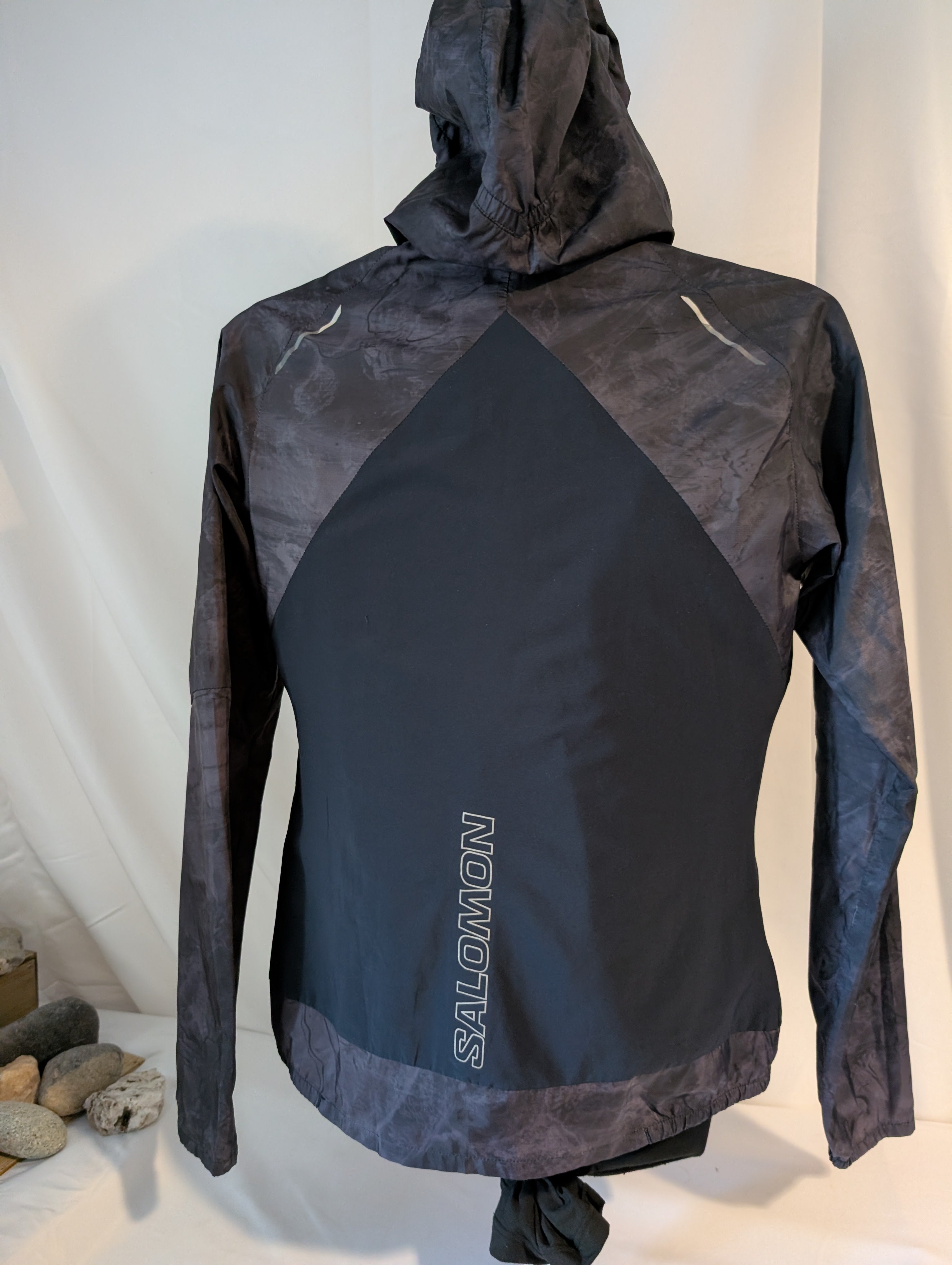 Salomon, Bonatti Cross FZ Hoodie, women' running jacket, size XS, (CJ0040)