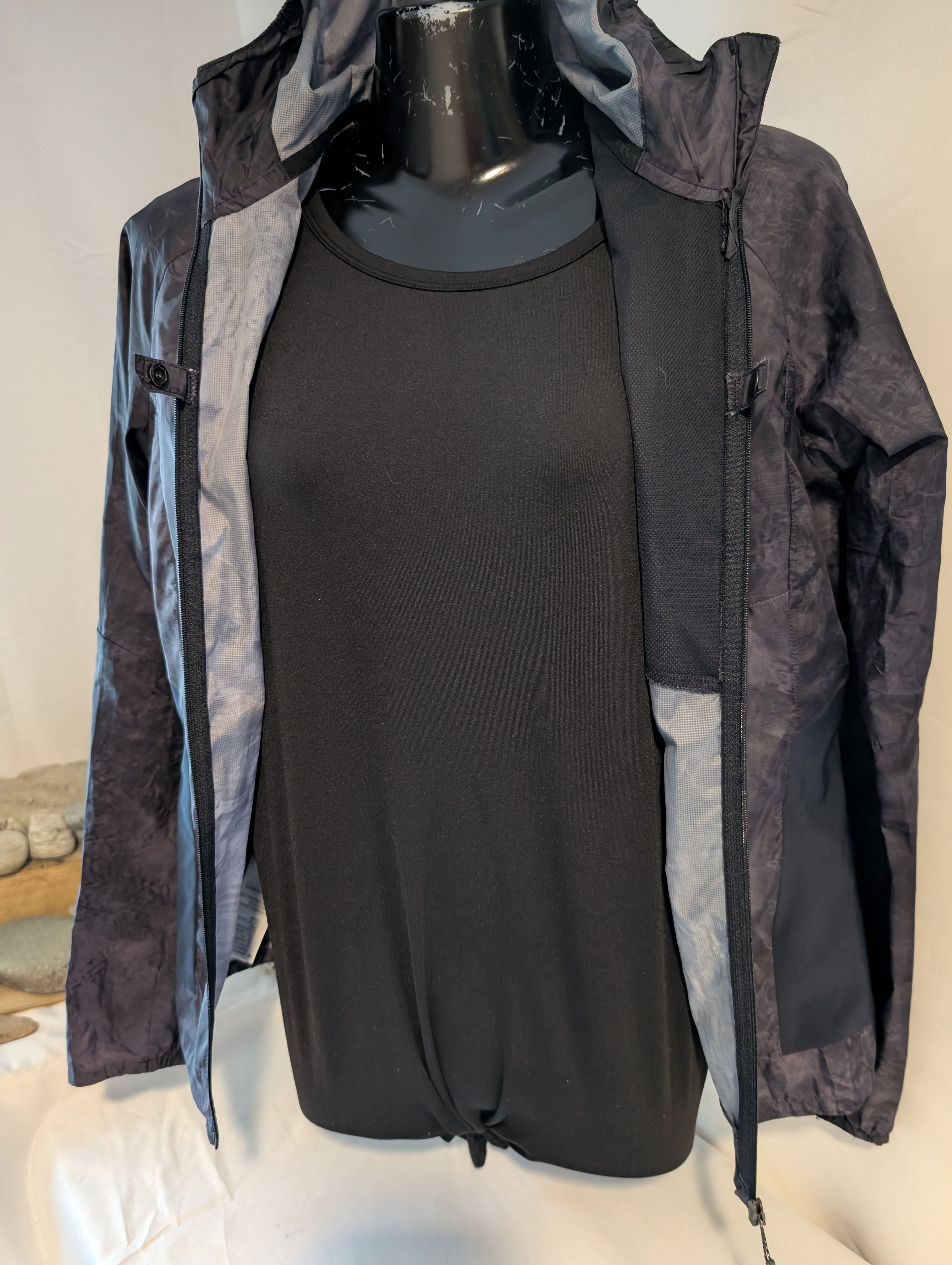 Salomon, Bonatti Cross FZ Hoodie, women' running jacket, size XS, (CJ0040)
