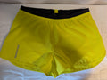 Salomon Cross 3~ women's running shorts, Yellow,  size S, (CS0015)