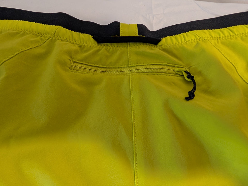 Salomon Cross 3~ women's running shorts, Yellow,  size S, (CS0015)