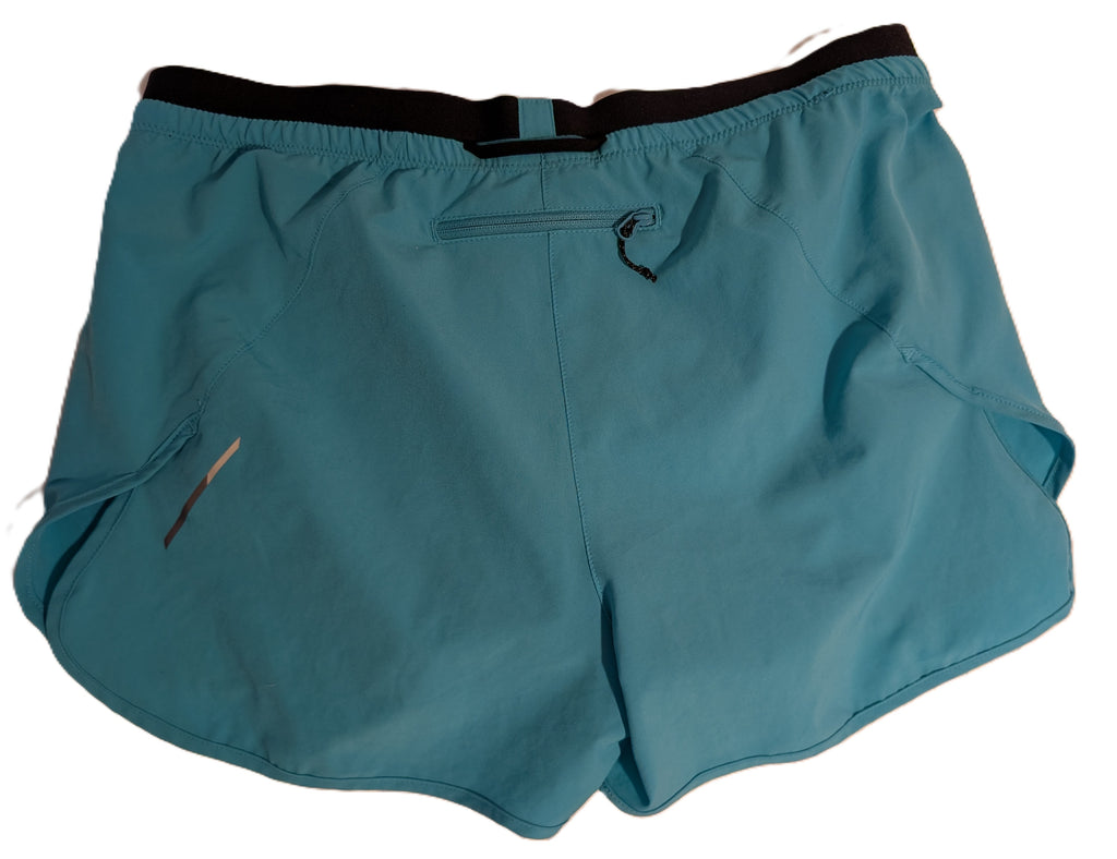 Salomon Cross 3~ women's running shorts, Turqoise,  size S, (CS0016)