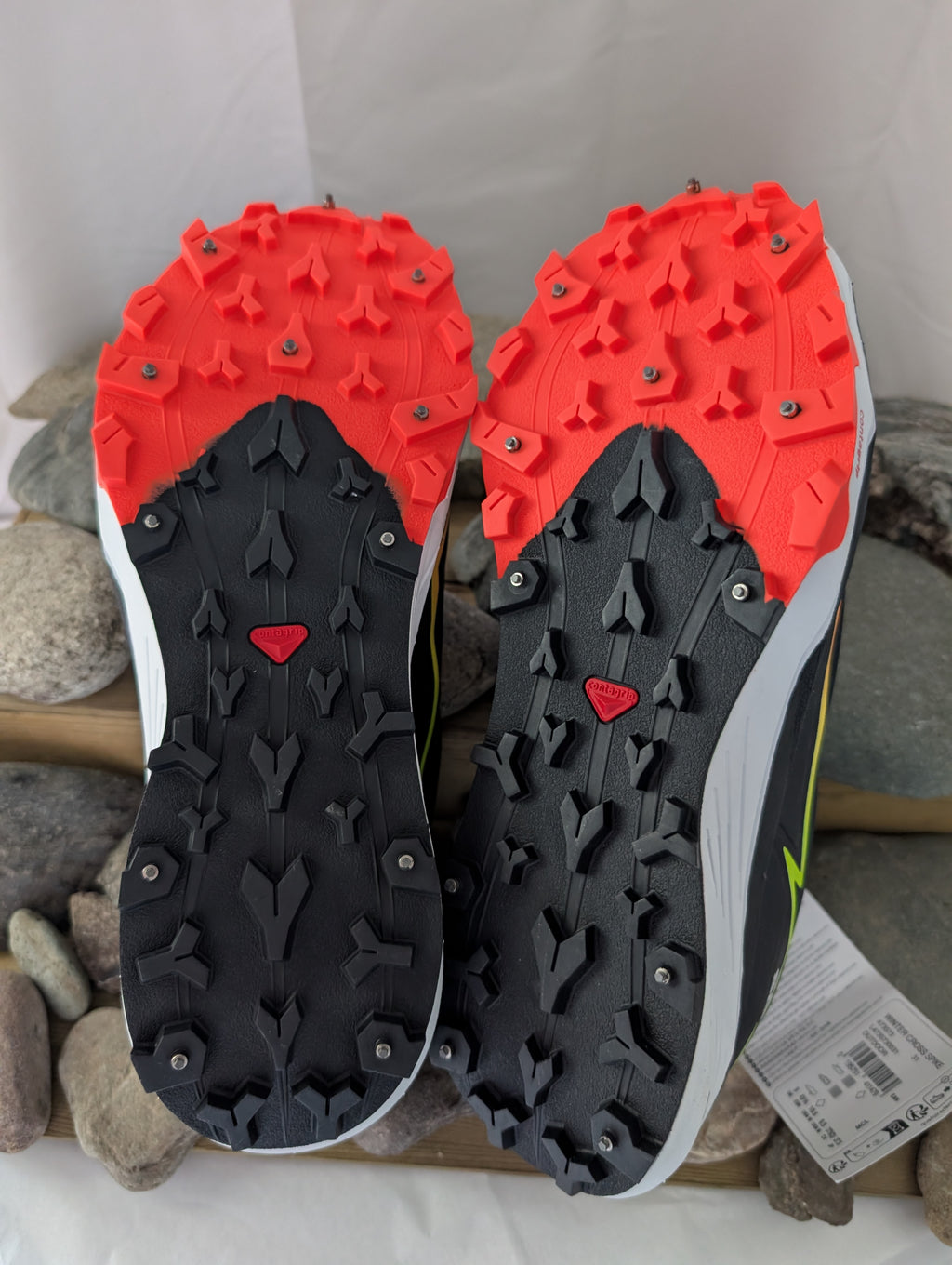 Salomon Winter Cross spikes, Trail Running, Mens, size 9, BNWT (F0118)