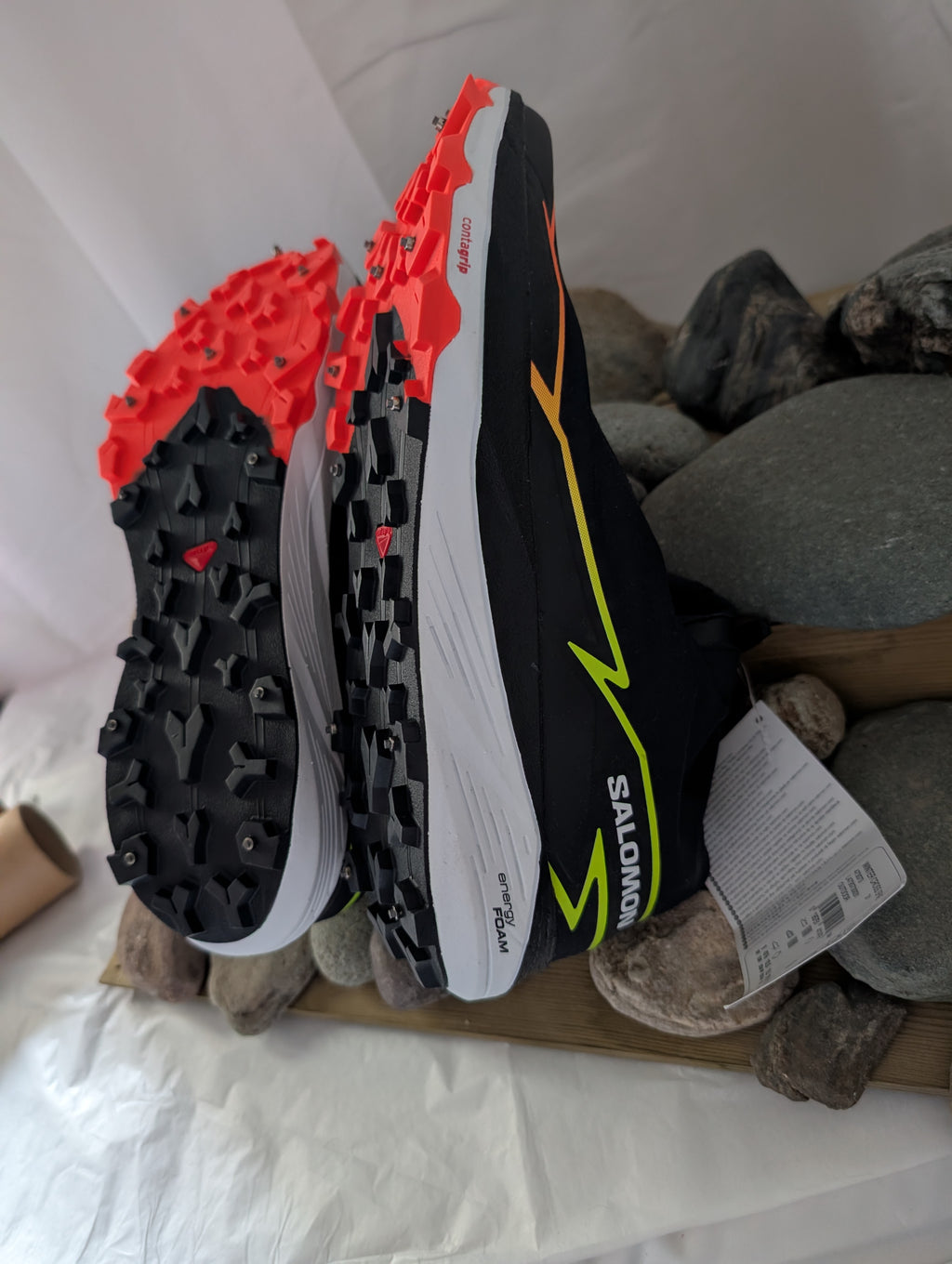 Salomon Winter Cross spikes, Trail Running, Mens, size 9, BNWT (F0118)