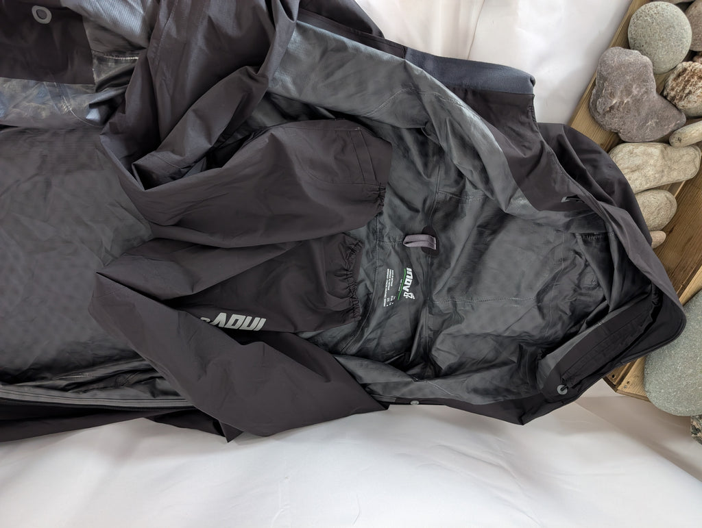Inov-8 Stormshell FZ V2, women's waterproof trail running jacket, size 8 (CJ0047)