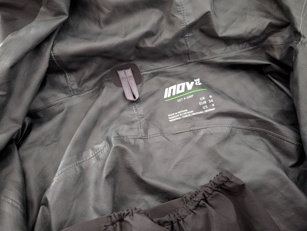 Inov-8 Stormshell FZ V2, women's waterproof trail running jacket, size 8 (CJ0047)