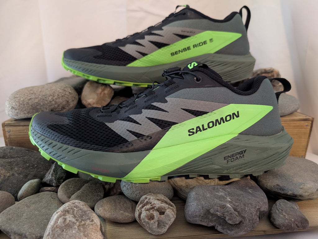 Title	Salomon, Sense Ride 5, Men’s trail running shoes, Size 10 (F0126)