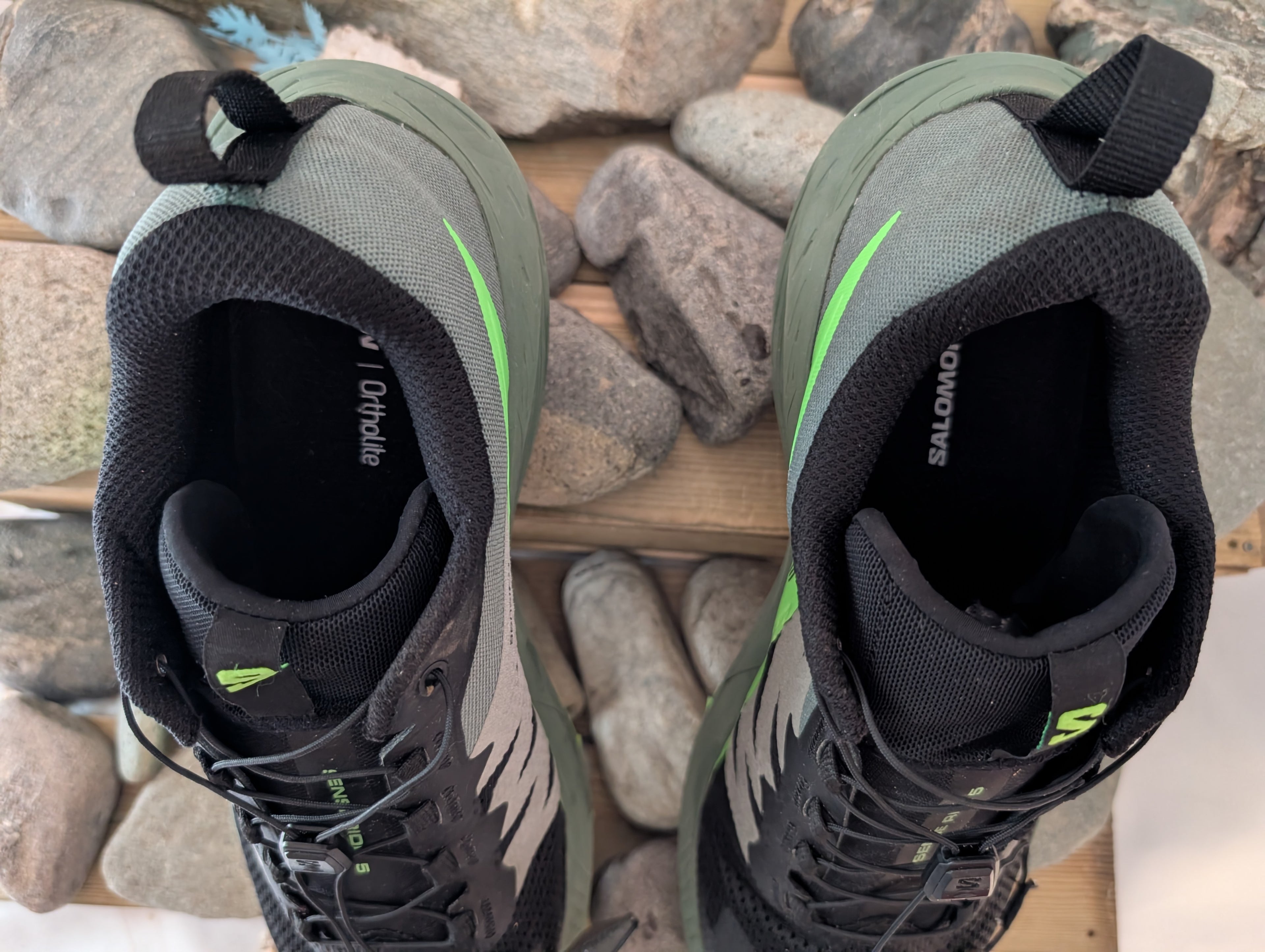 Title	Salomon, Sense Ride 5, Men’s trail running shoes, Size 10 (F0126)