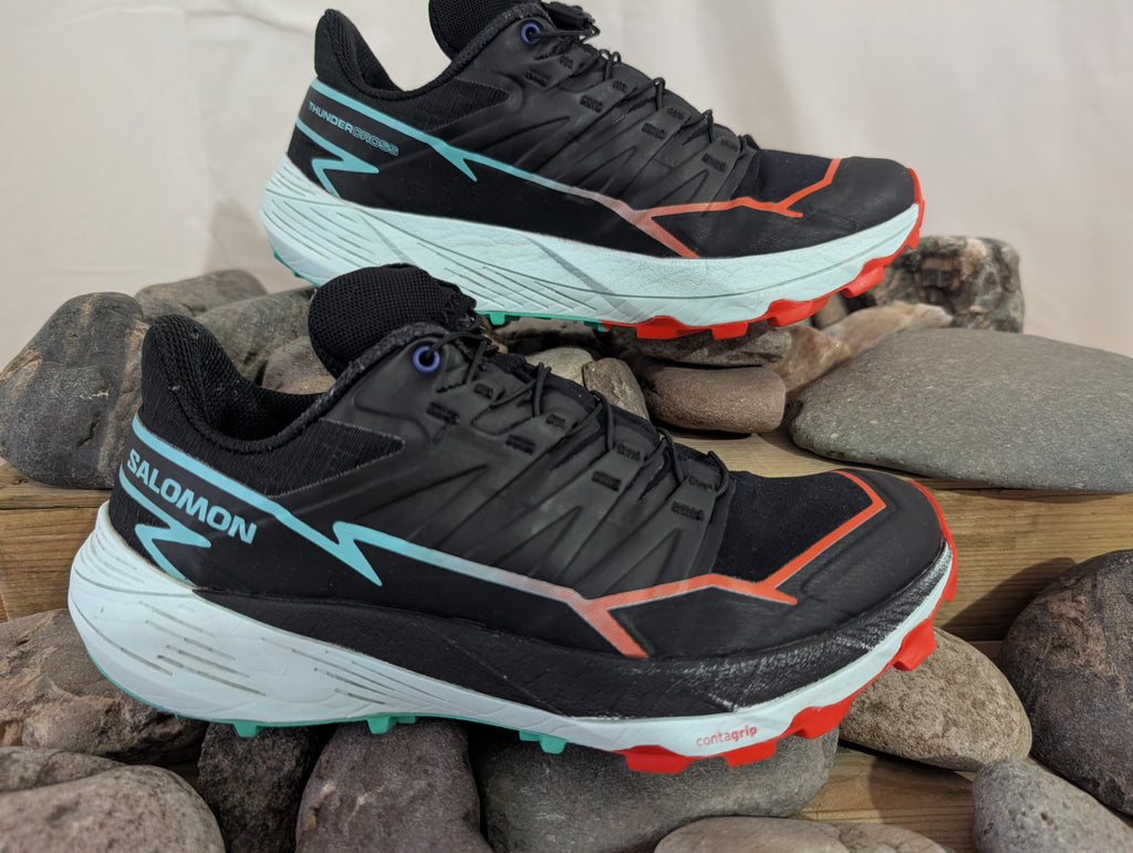 Salomon, Thundercross, Women's trail running shoes, black, size 5 (F0161)