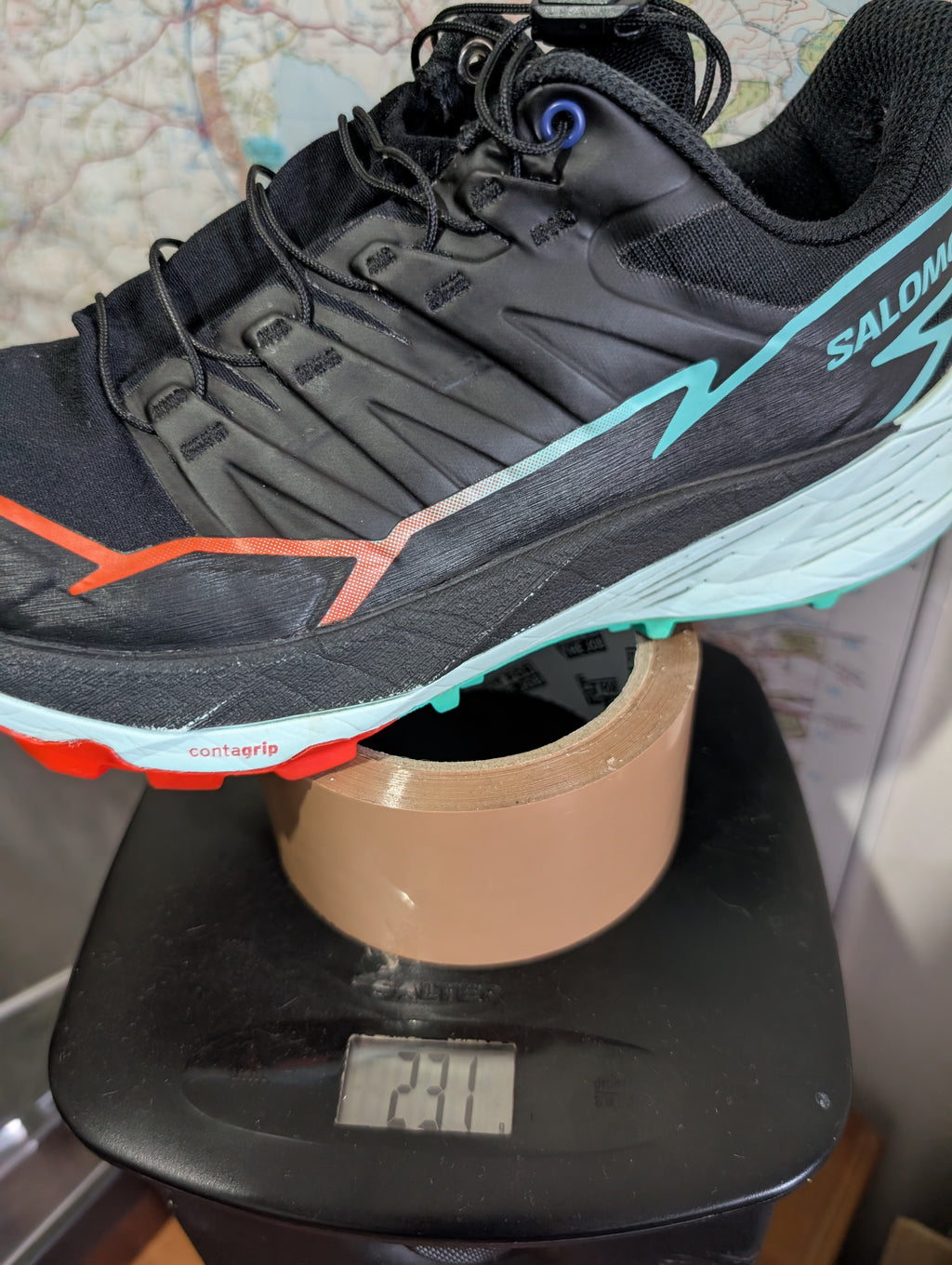 Salomon, Thundercross, Women's trail running shoes, black, size 5 (F0161)