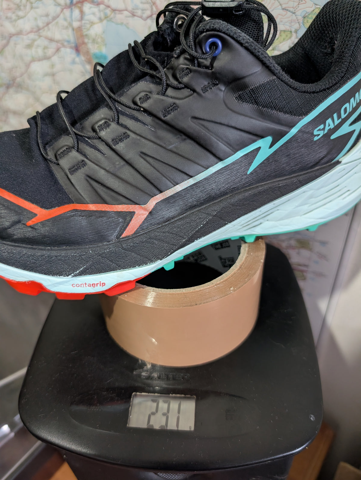 Salomon, Thundercross, Women's trail running shoes, black, size 5 (F0161)