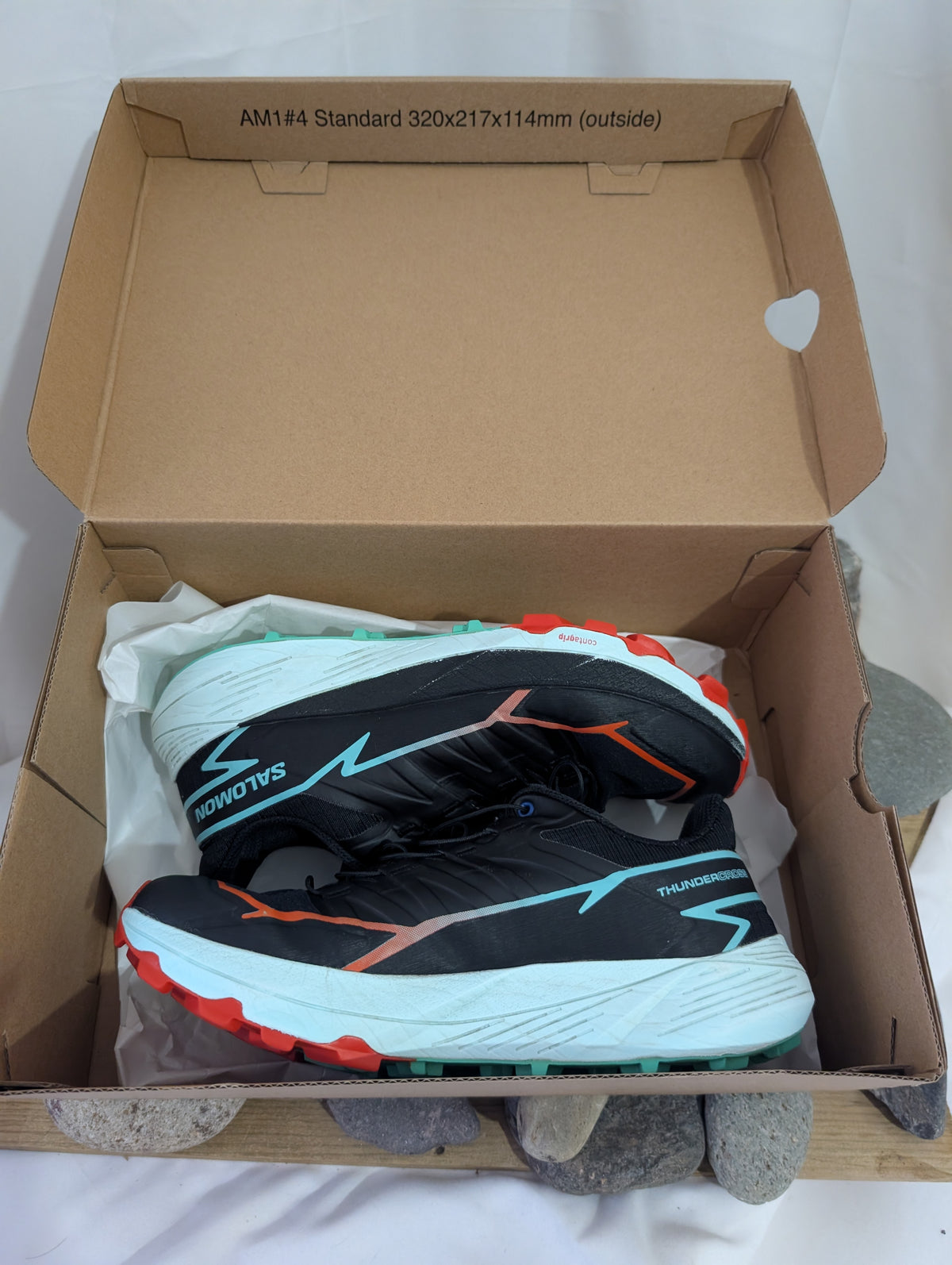 Salomon, Thundercross, Women's trail running shoes, black, size 5 (F0161)