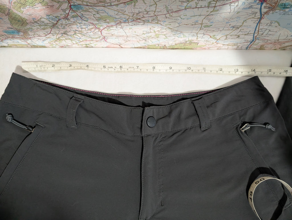 The North Face, Women's Stretch Exploration hiking trousers, Grey, EU size 6 (~UK 10)
