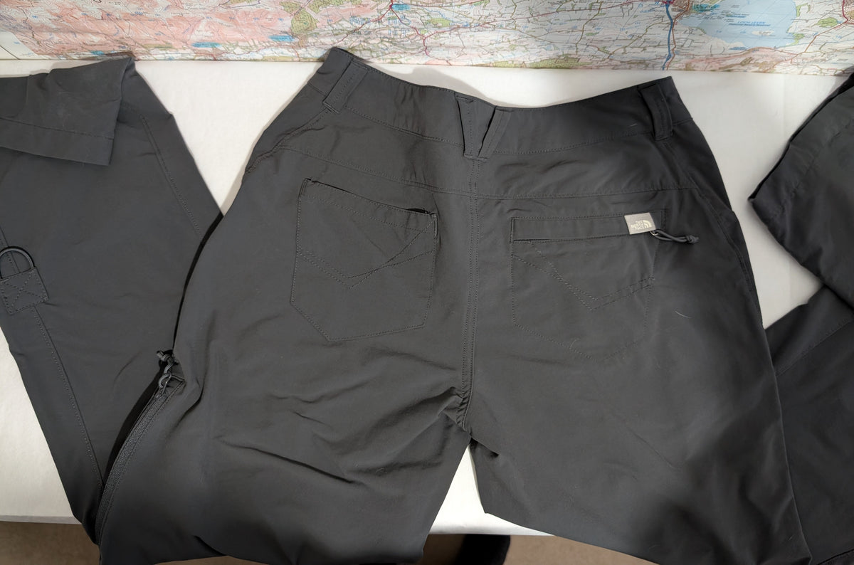 The North Face, Women's Stretch Exploration hiking trousers, Grey, EU size 6 (~UK 10)