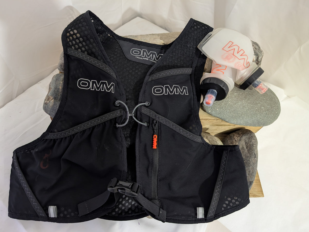OMM, TrailFire Hydration Vest, 3-liters, Black, size L (AH0021)