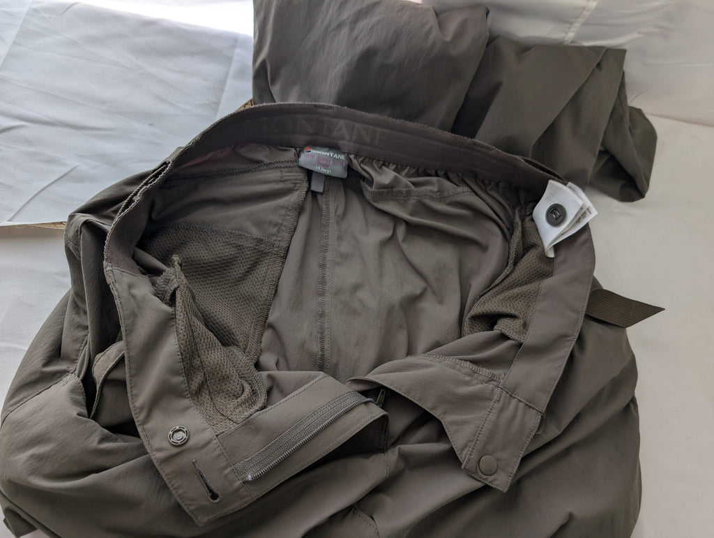 Montane, Terra (light) Hiking Pants, women's, khaki,  size 16 (CP0034)