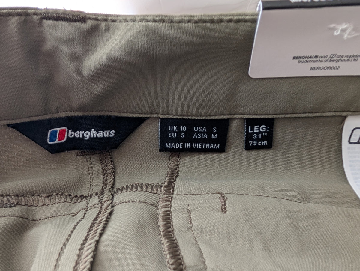 Berghaus, Everyday Pants, Women's, Khaki, size 10 (reg), CP0035)