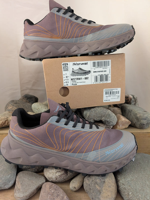 NNormal, Tomir, Women's waterproof trail running shoes, size 7, worn once, with box (F0172)