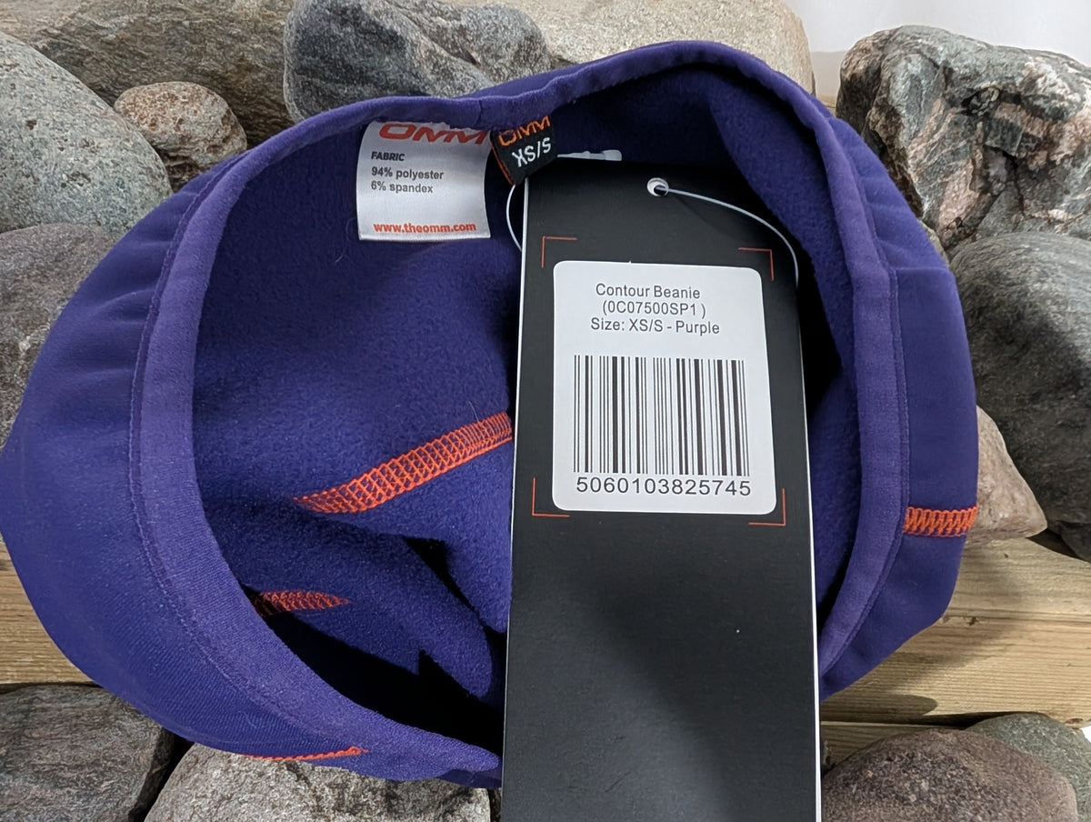 OMM, Contour Beanie Running Hat, BNWT, size XS/S (AC0030)