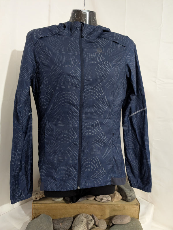 Salomon, Agile Wind Print, women's running jacket, size XS (CJ0088)