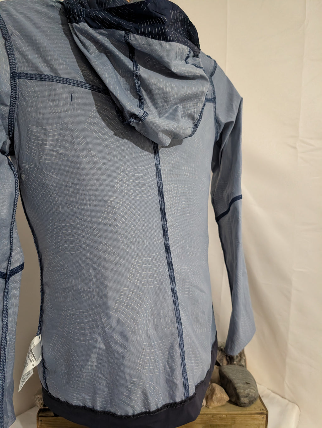 Salomon, Agile Wind Print, women's running jacket, size XS (CJ0088)