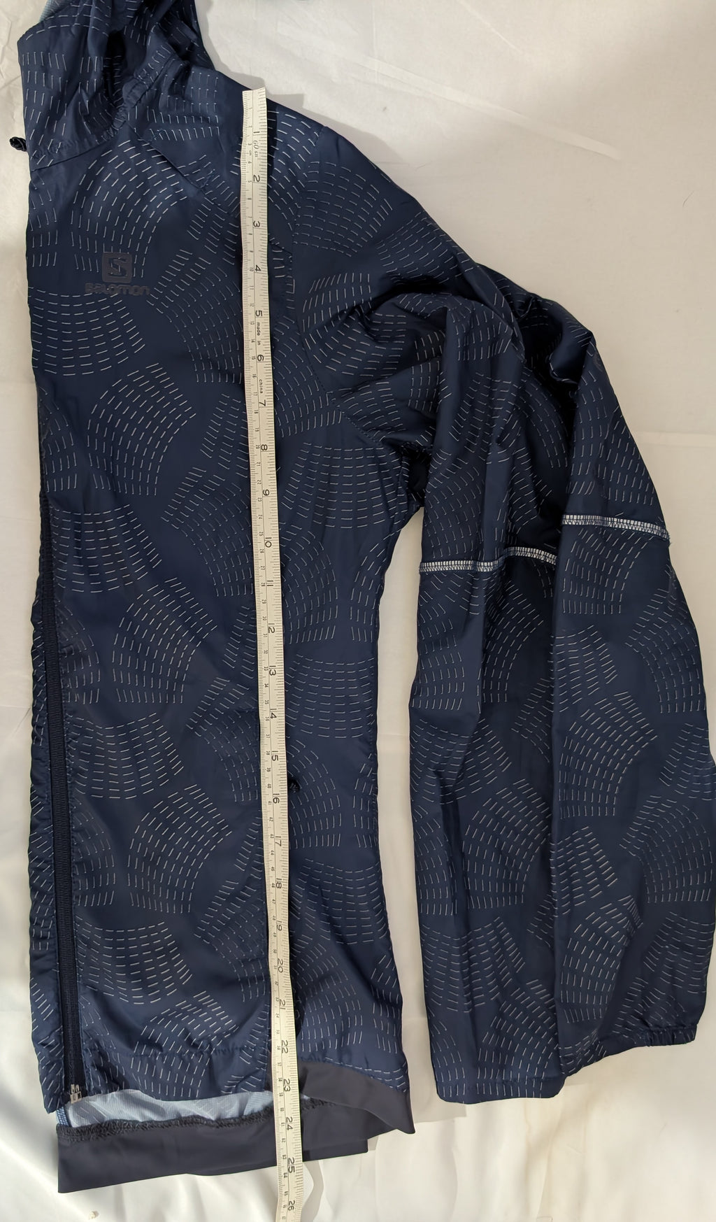 Salomon, Agile Wind Print, women's running jacket, size XS (CJ0088)