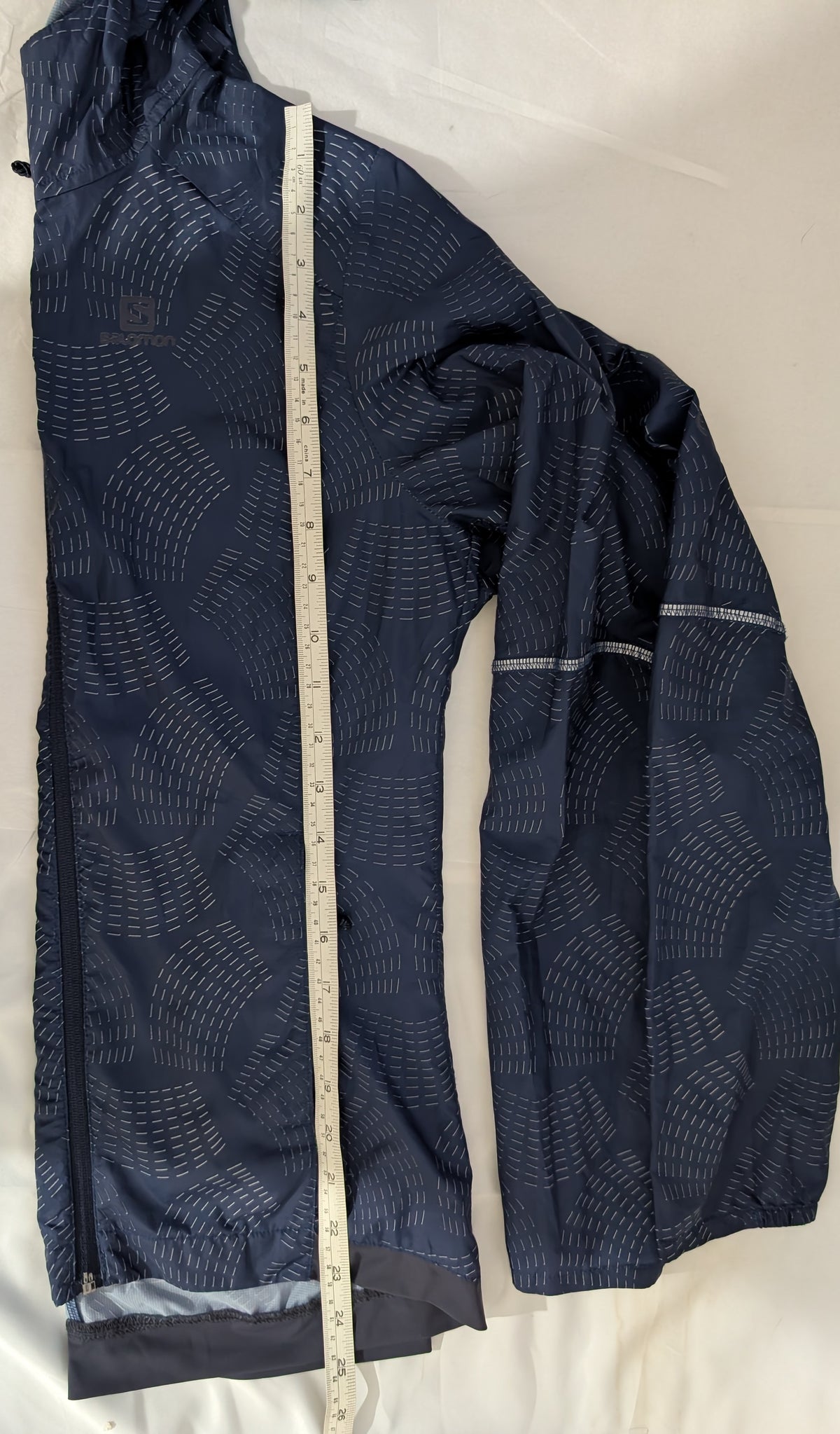 Salomon, Agile Wind Print, women's running jacket, size XS (CJ0088)